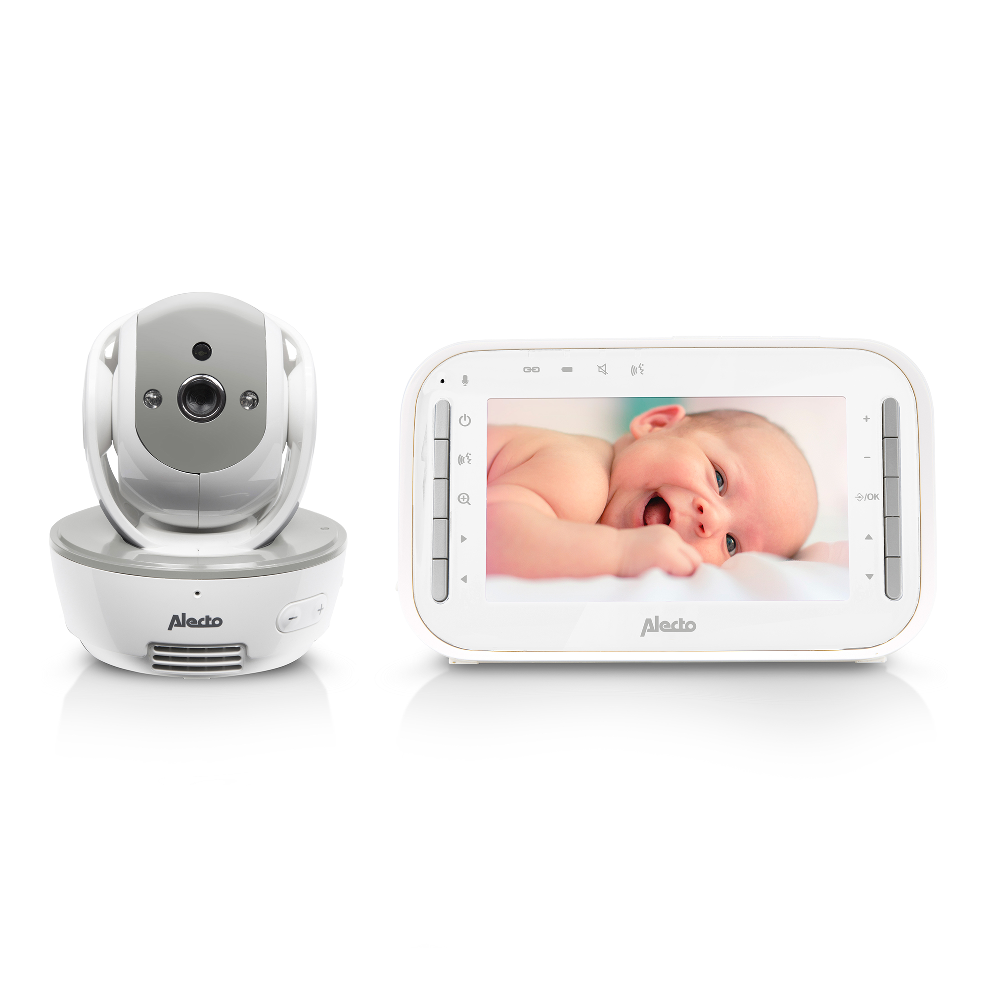 Video Babyphone DVM-200GS Alecto baby Weiß Weiß 2000583180401 1