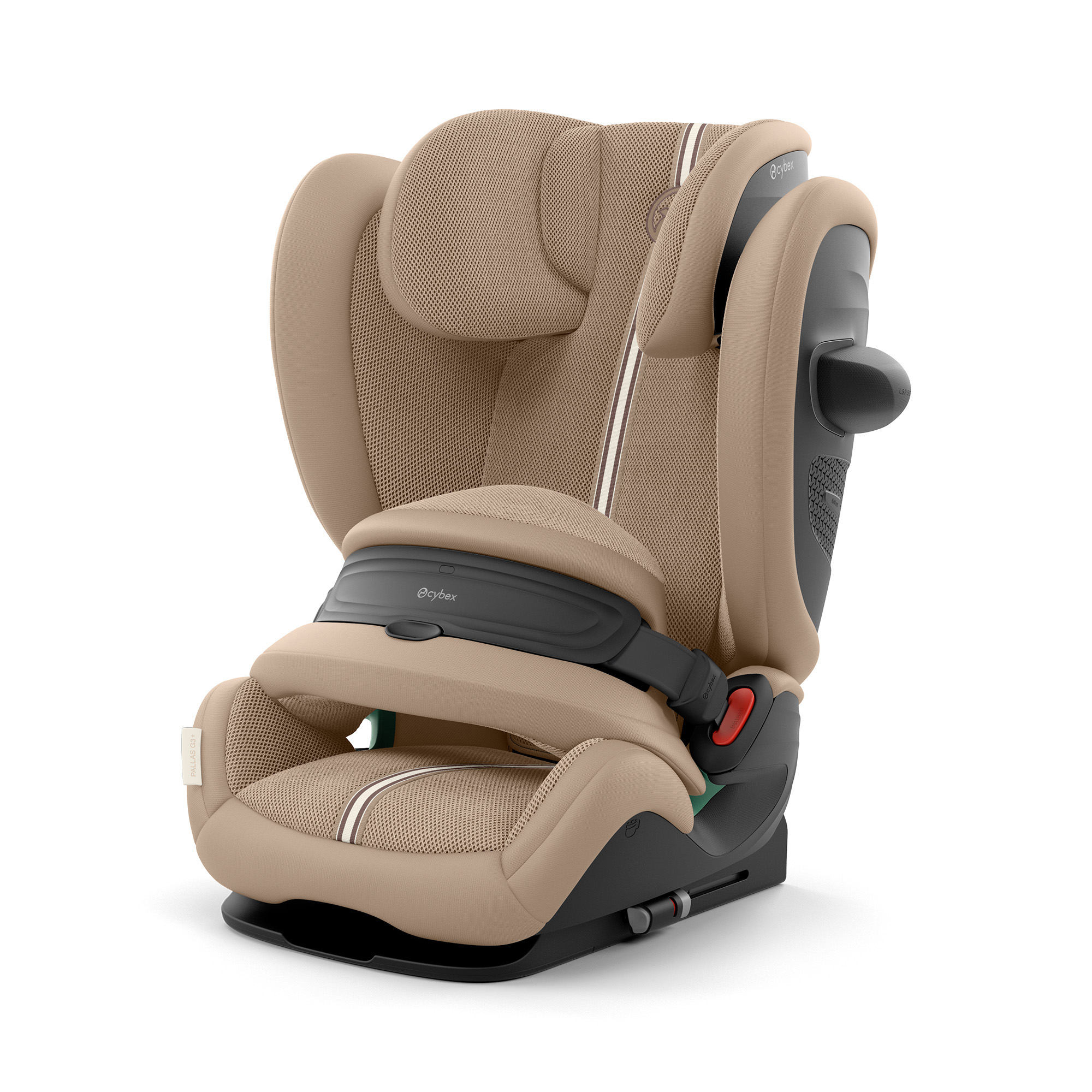 Kindersitze 9-36 kg, Gruppe 1/2/3, cybex, Beige – Besonderheit: der fangkörper reduziert das Risiko von Nackenverletzungen um 25% im Vergleich zum konventionellen Gurtsystem