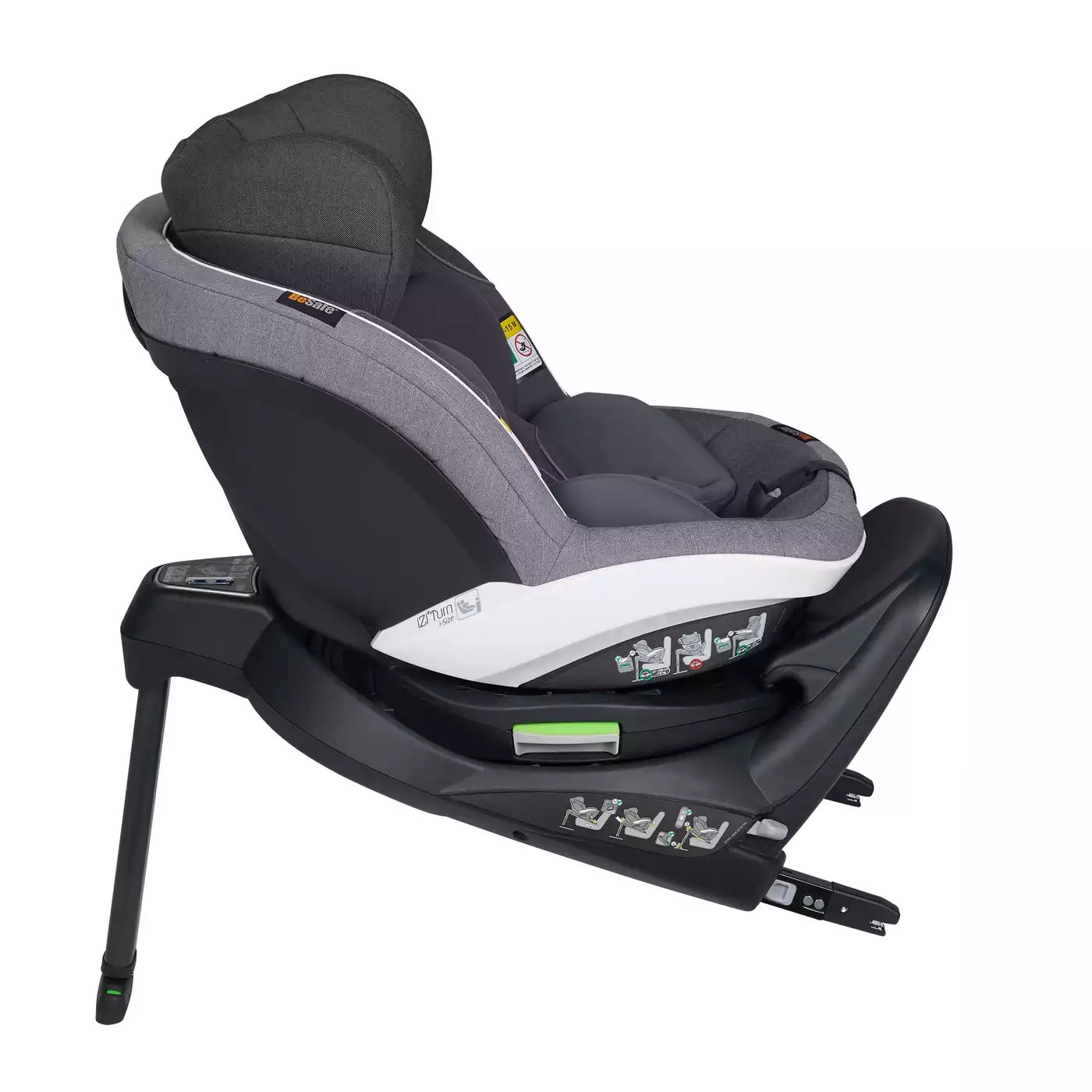 Reboarder 0-18 kg, Gruppe 0+/1, BeSafe, Grau – Produktansicht
