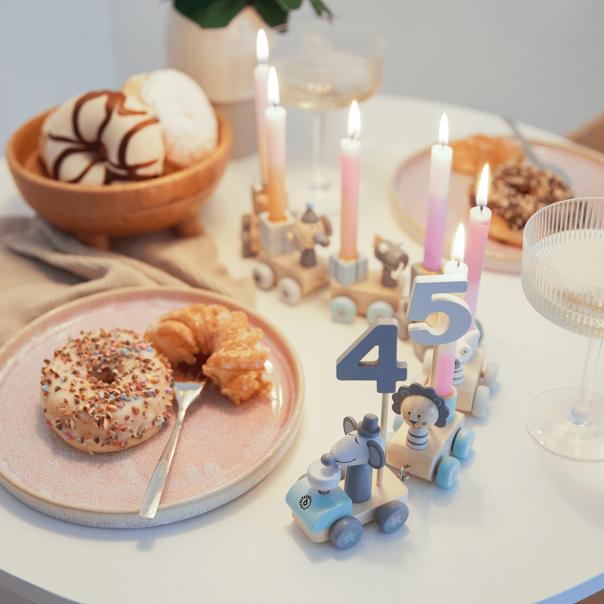 Holzspielzeug, bieco, Grau – Produktansicht