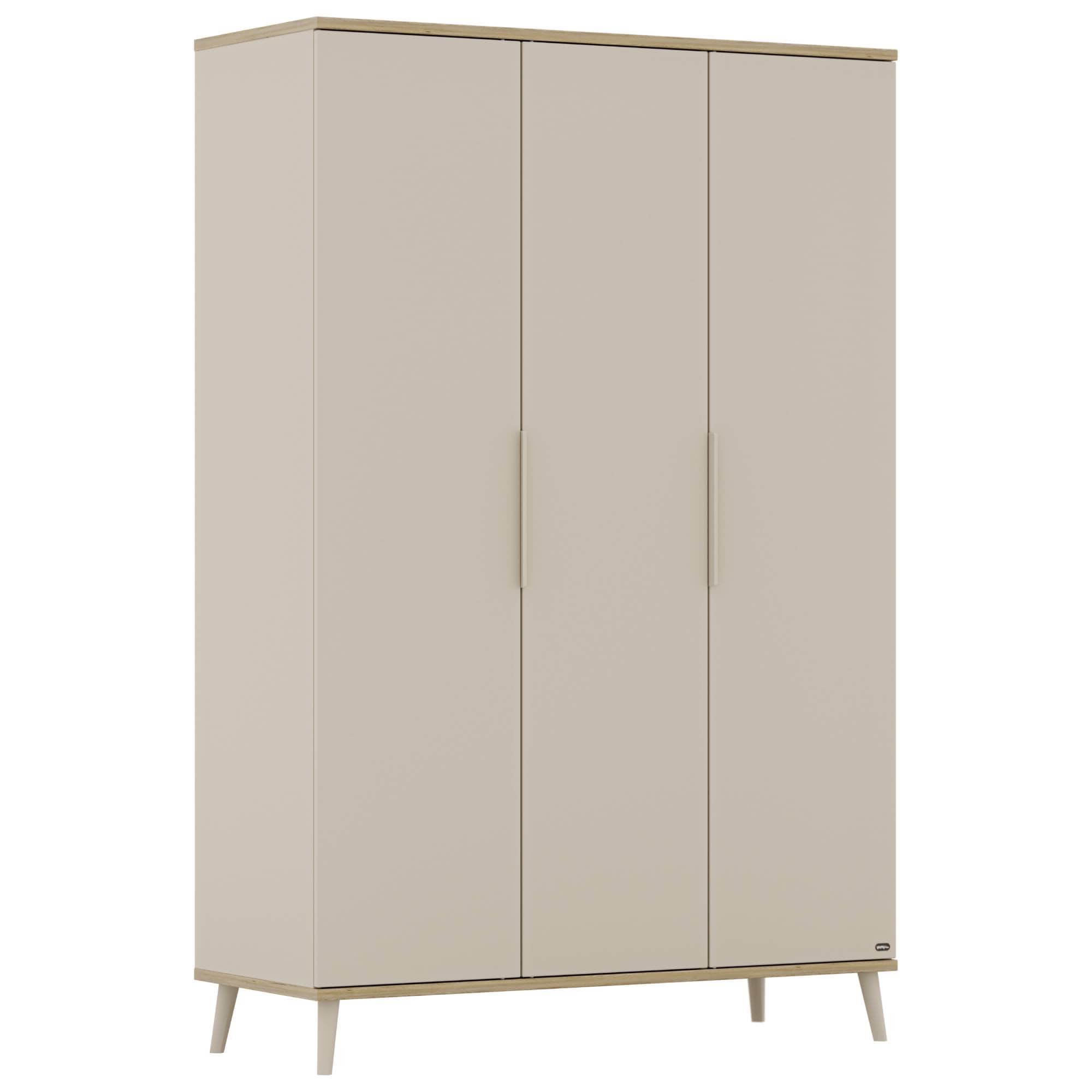 3-türige Kleiderschränke, Yuny by PAIDI, Beige – Produktansicht