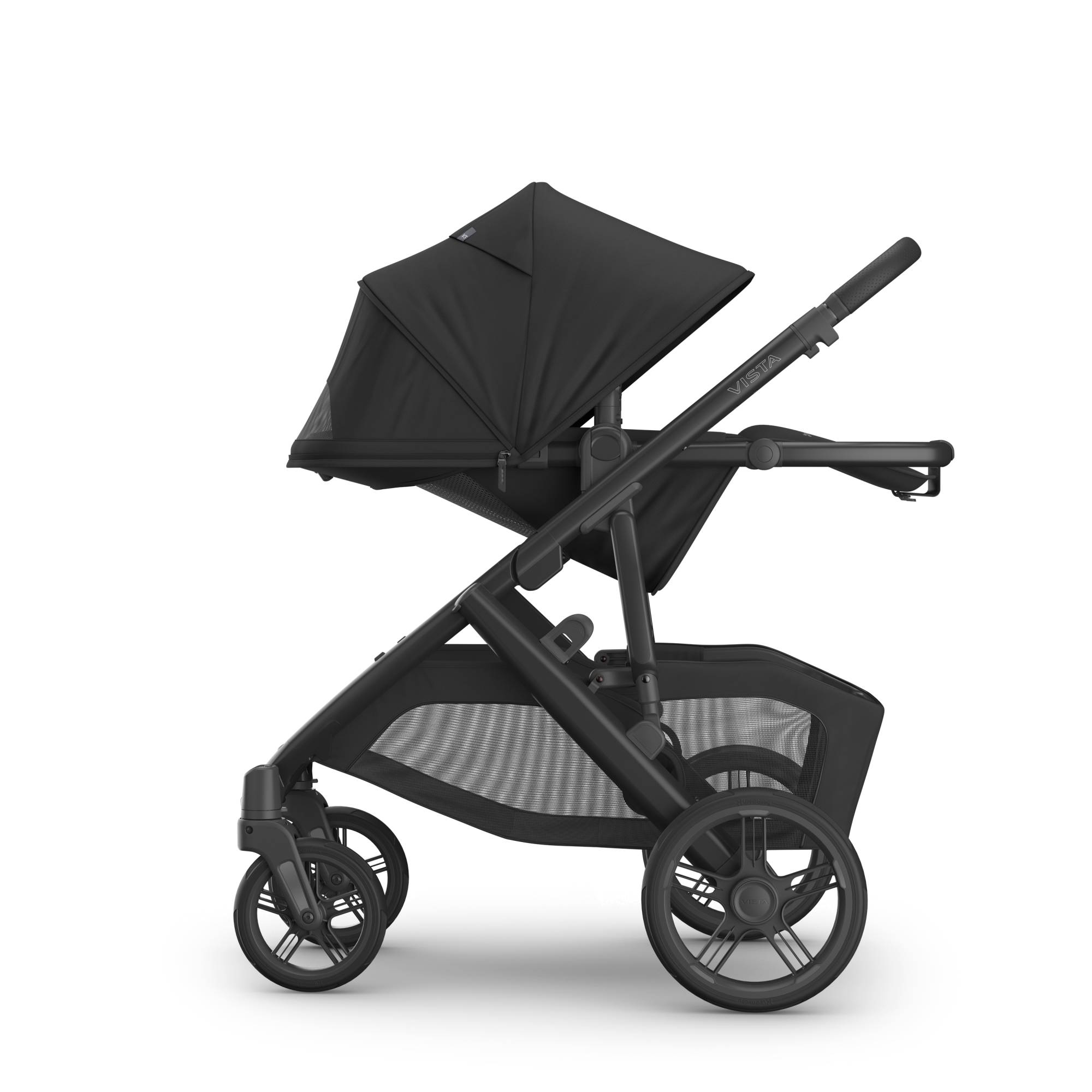 Kombi-Kinderwagen, UPPAbaby, Schwarz – Produktansicht
