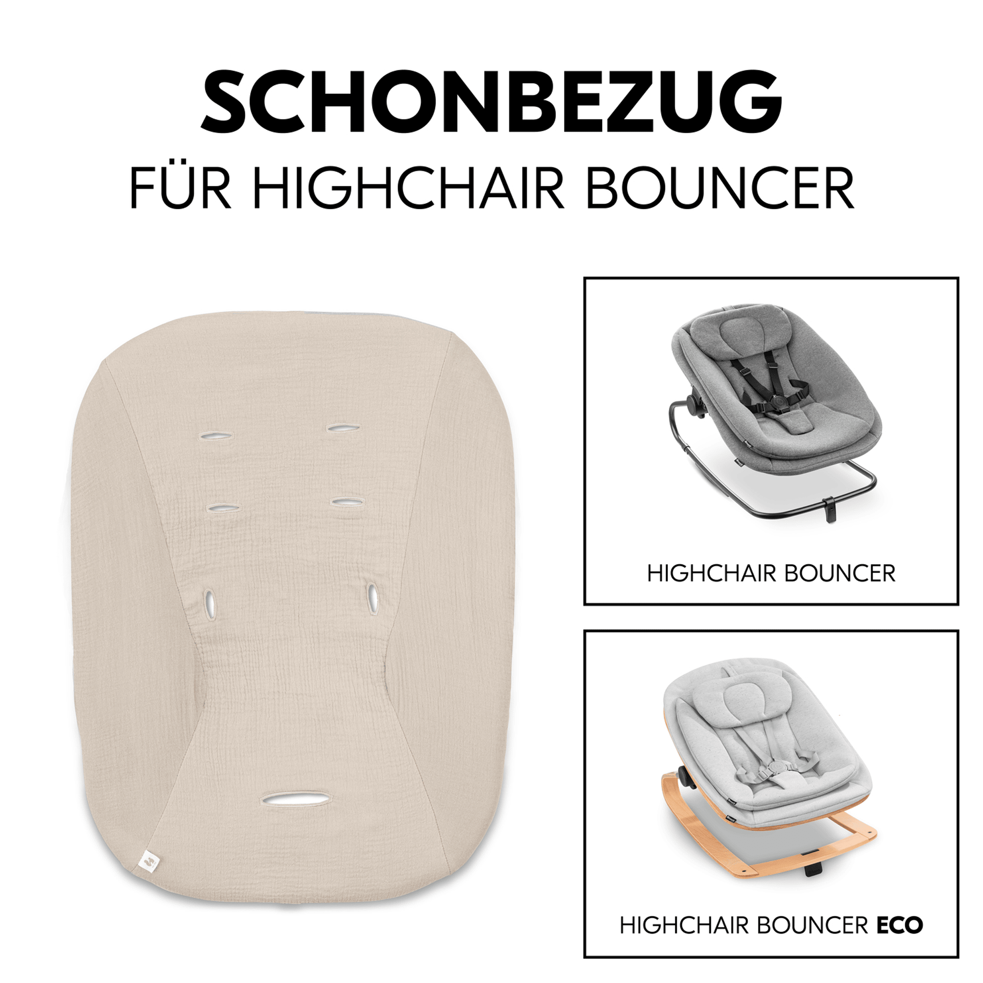 Hochstuhl Zubehör, hauck, Beige – Produktansicht