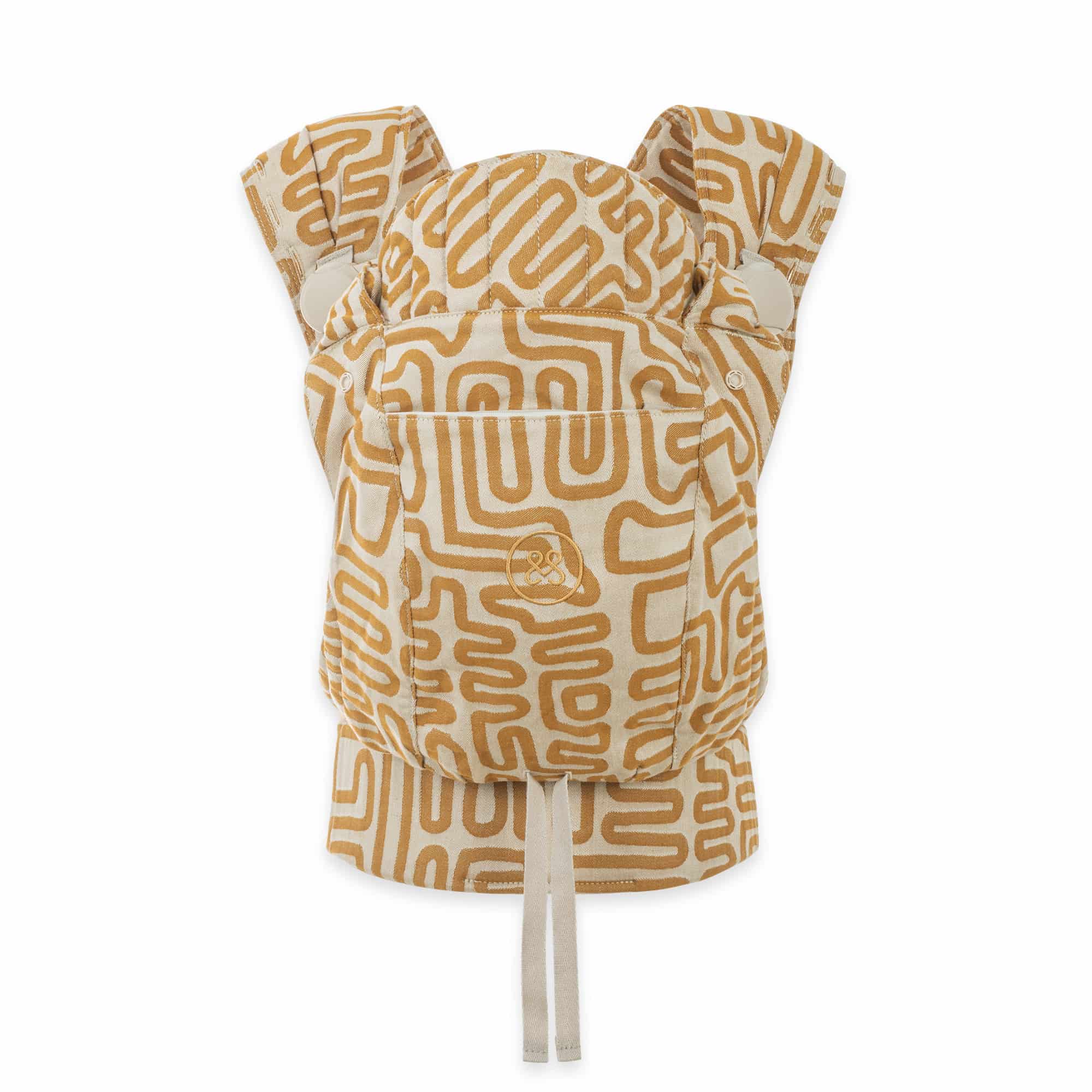 Fullbuckle Tragen, Emma & Noah, Orange – Besonderheit: Fullbuckle Babytrage mit leisen Magnetverschlüssen