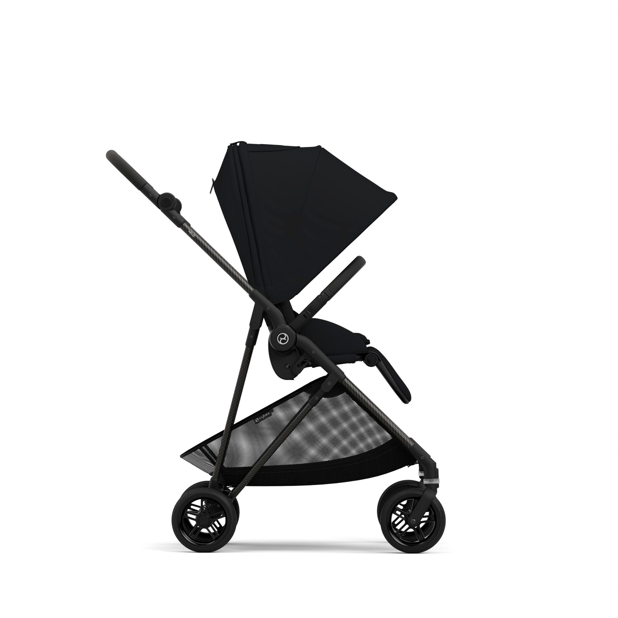Kombi-Kinderwagen, cybex, Schwarz – Produktansicht