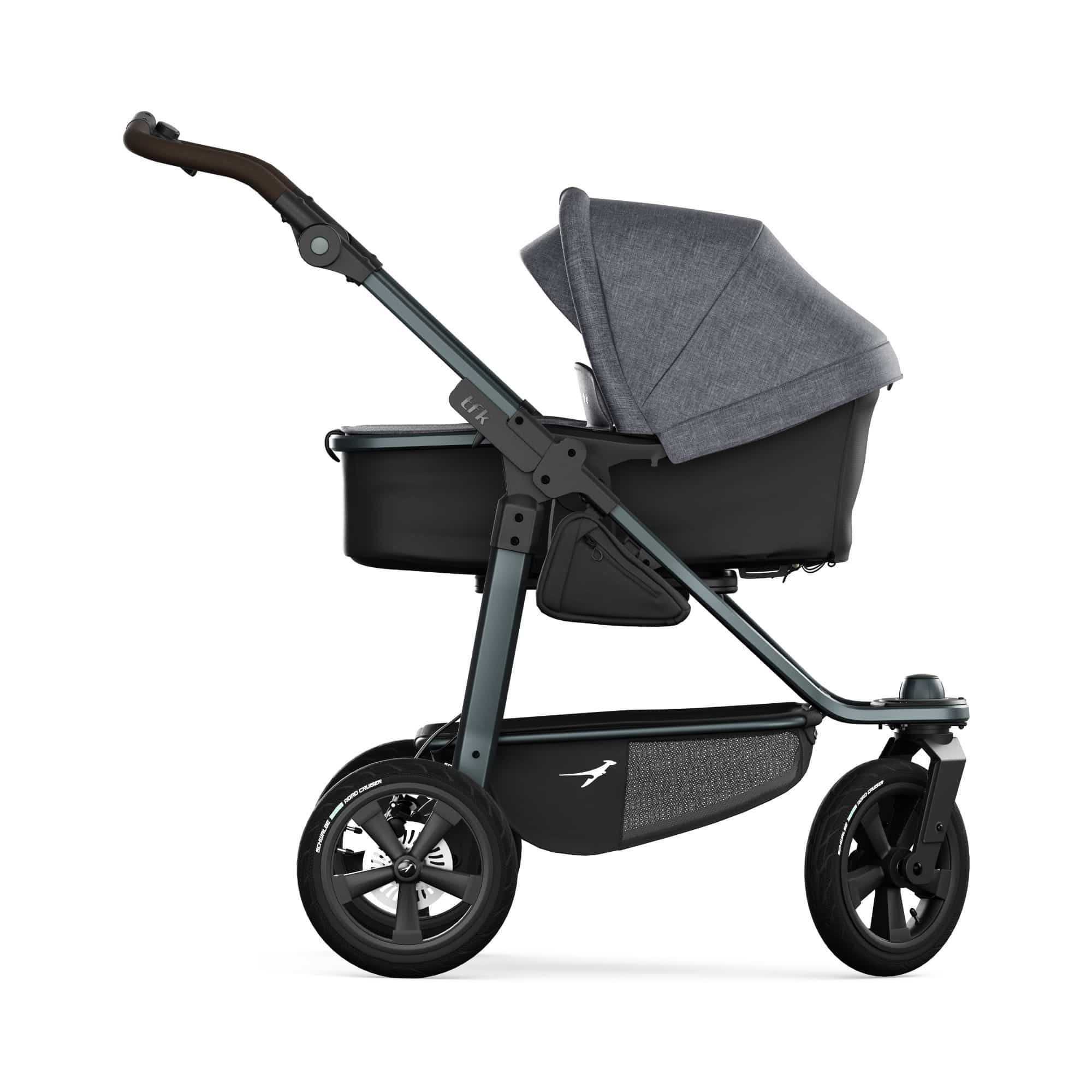 Kombi-Kinderwagen, tfk, Schwarz – Produktansicht