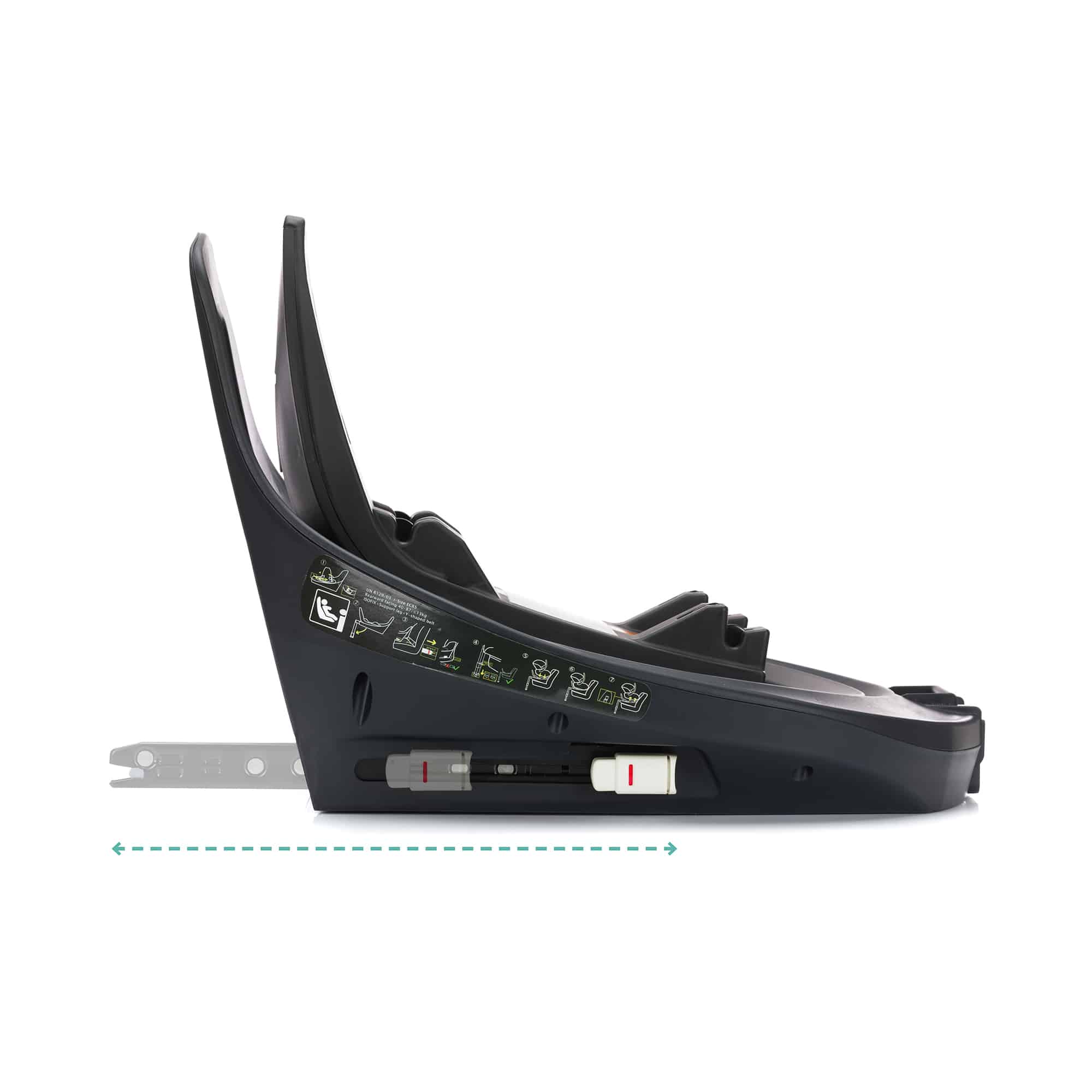 Babyschalen 0-13 kg, Gruppe 0+, fillikid, Schwarz – Produktansicht