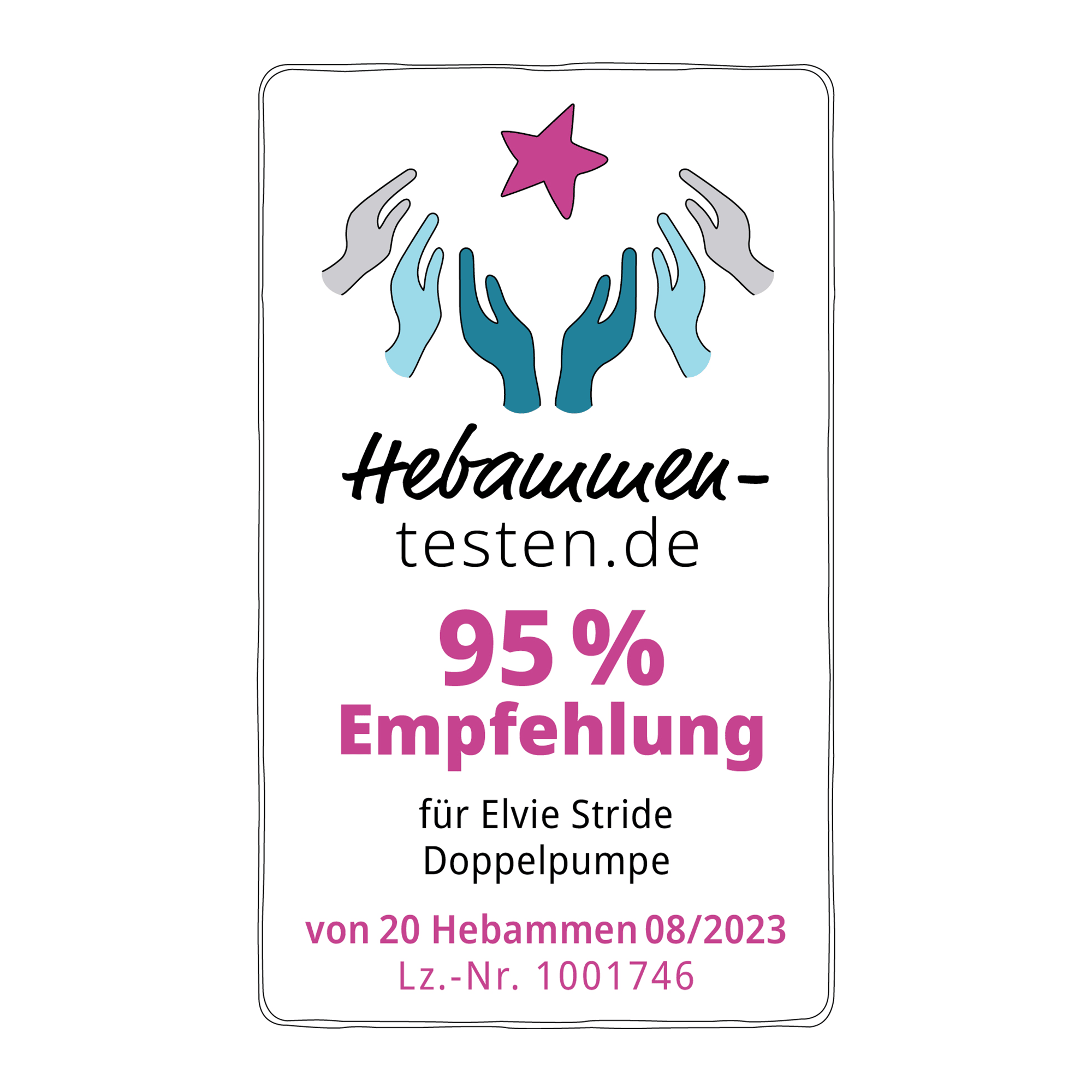 Milchpumpen, elvie, Transparent – Produktansicht