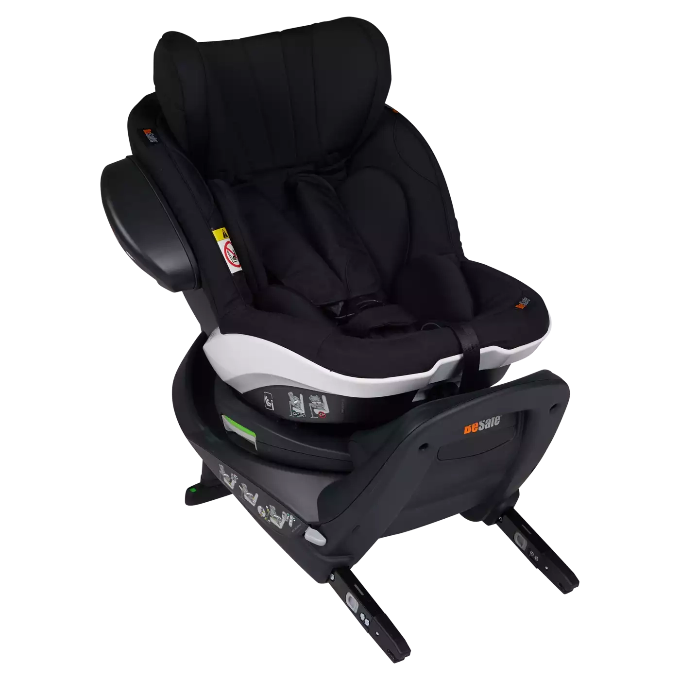 Reboarder 0-18 kg, Gruppe 0+/1, BeSafe, Schwarz – Produktansicht