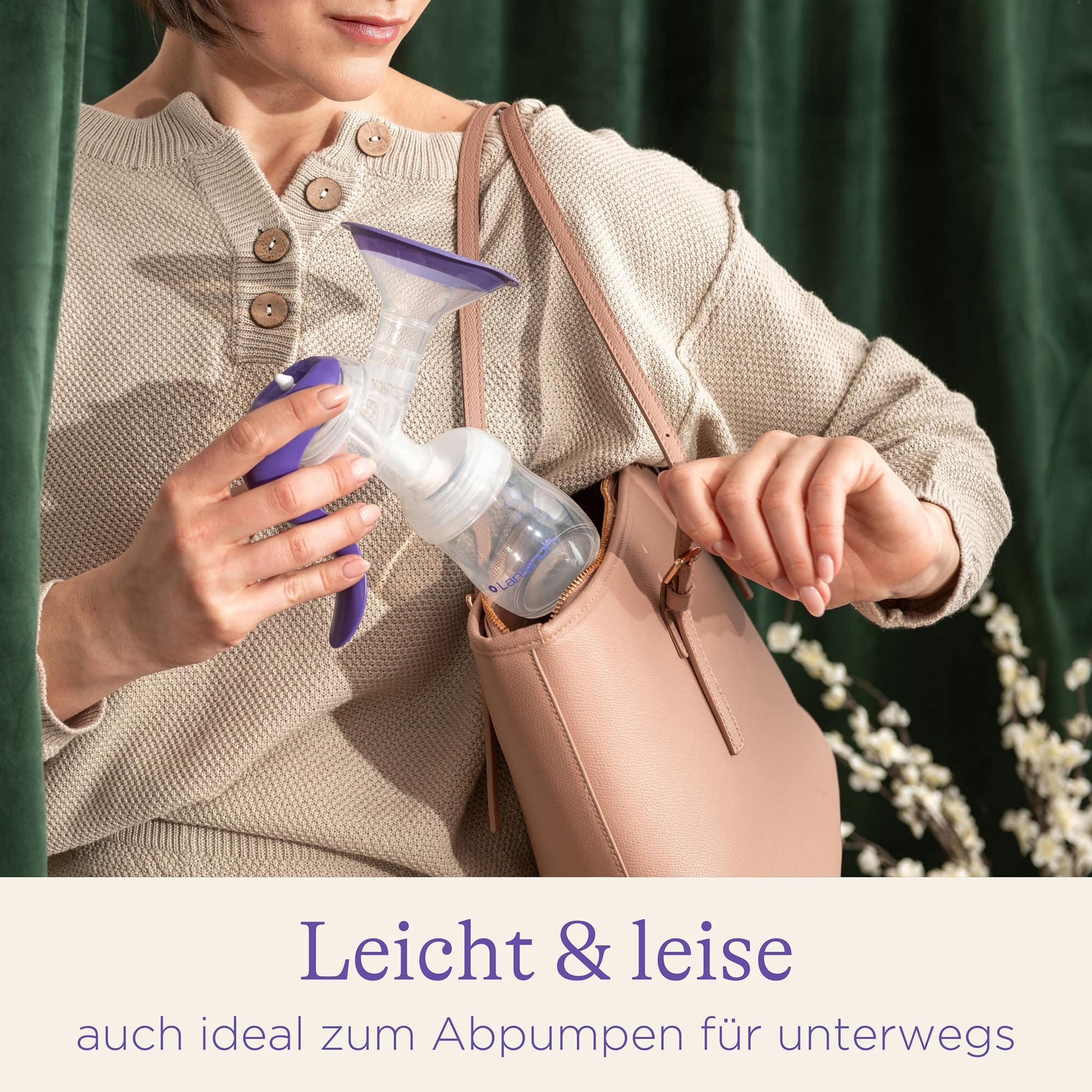 Handmilchpumpen, Lansinoh, Transparent – Produktansicht