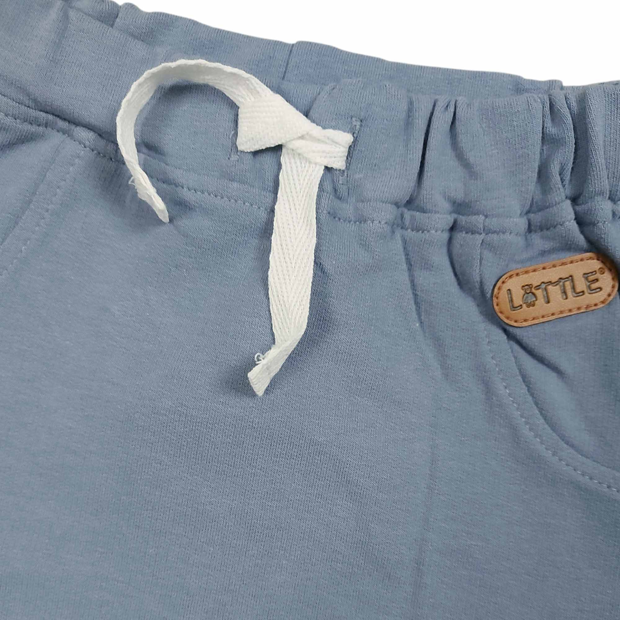 Jogginghosen, LITTLE, Blau – Besonderheit: aus 95% Baumwolle