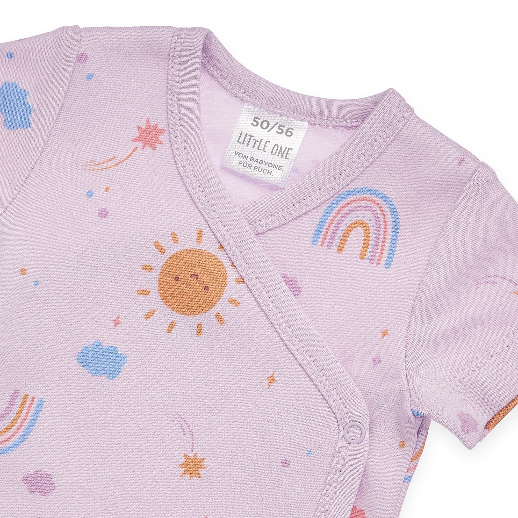 Wickelbodys, LITTLE ONE, Lila – Produktansicht