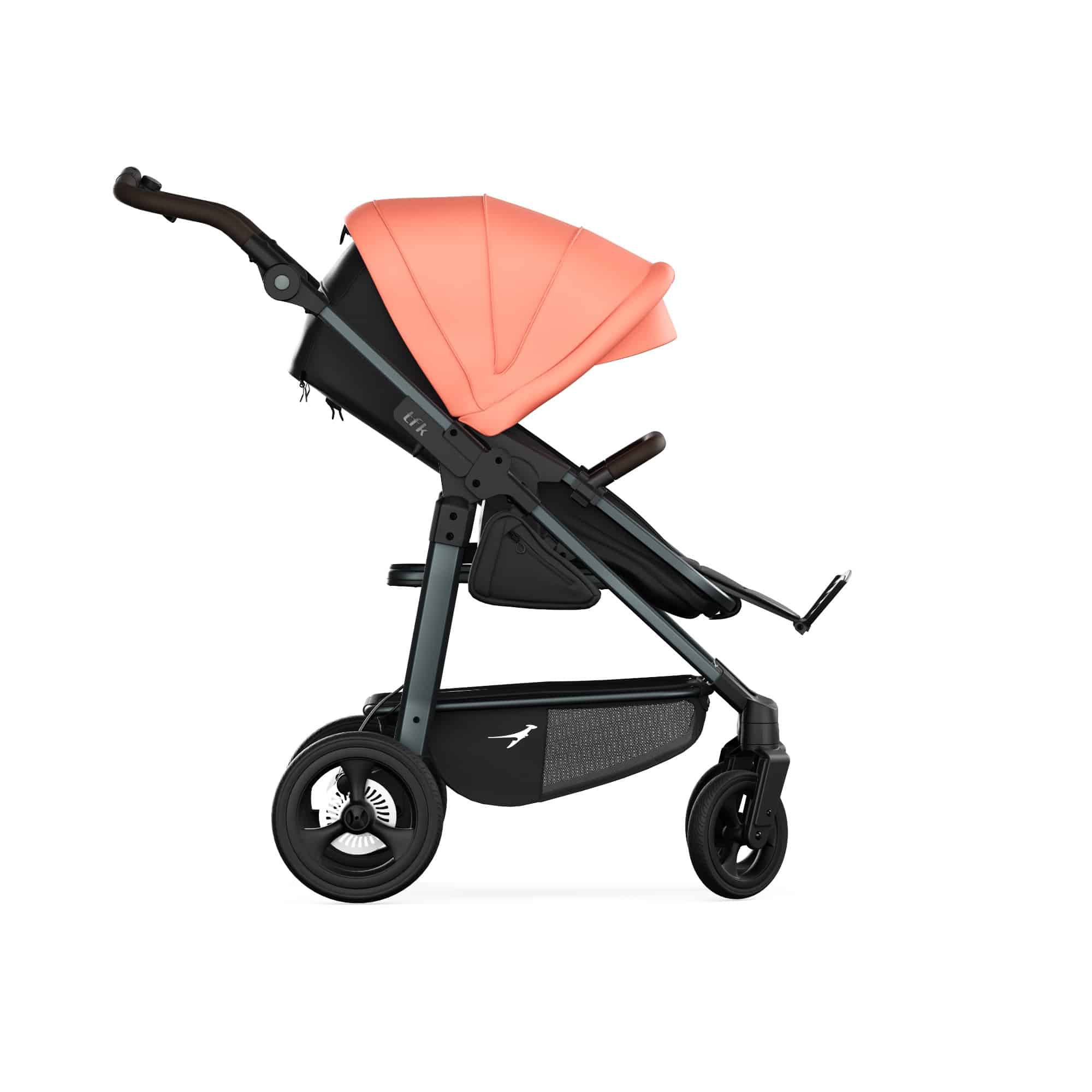 Kombi-Kinderwagen, tfk, Orange – Produktansicht