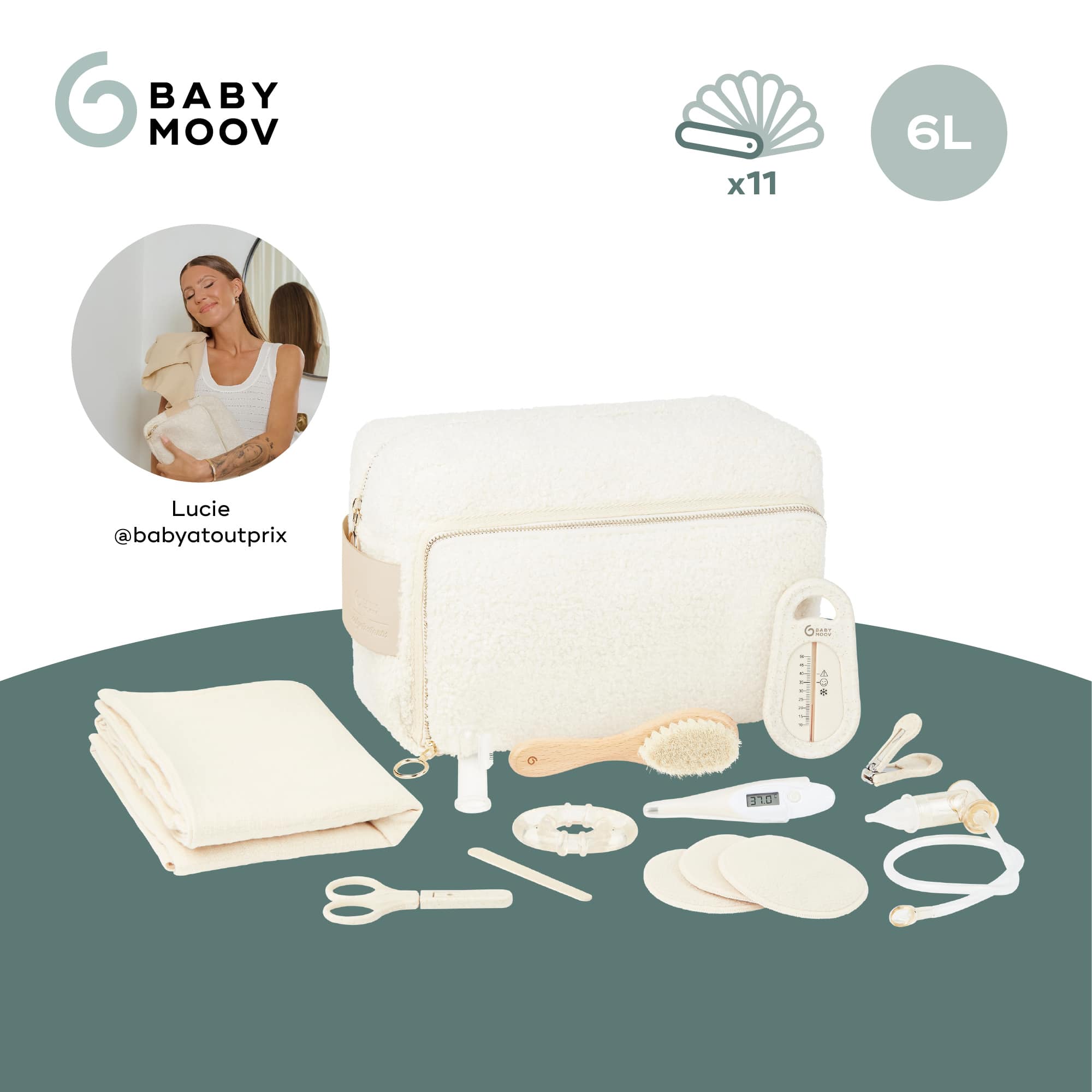 Babypflege-Sets, babymoov, Weiß – Produktansicht