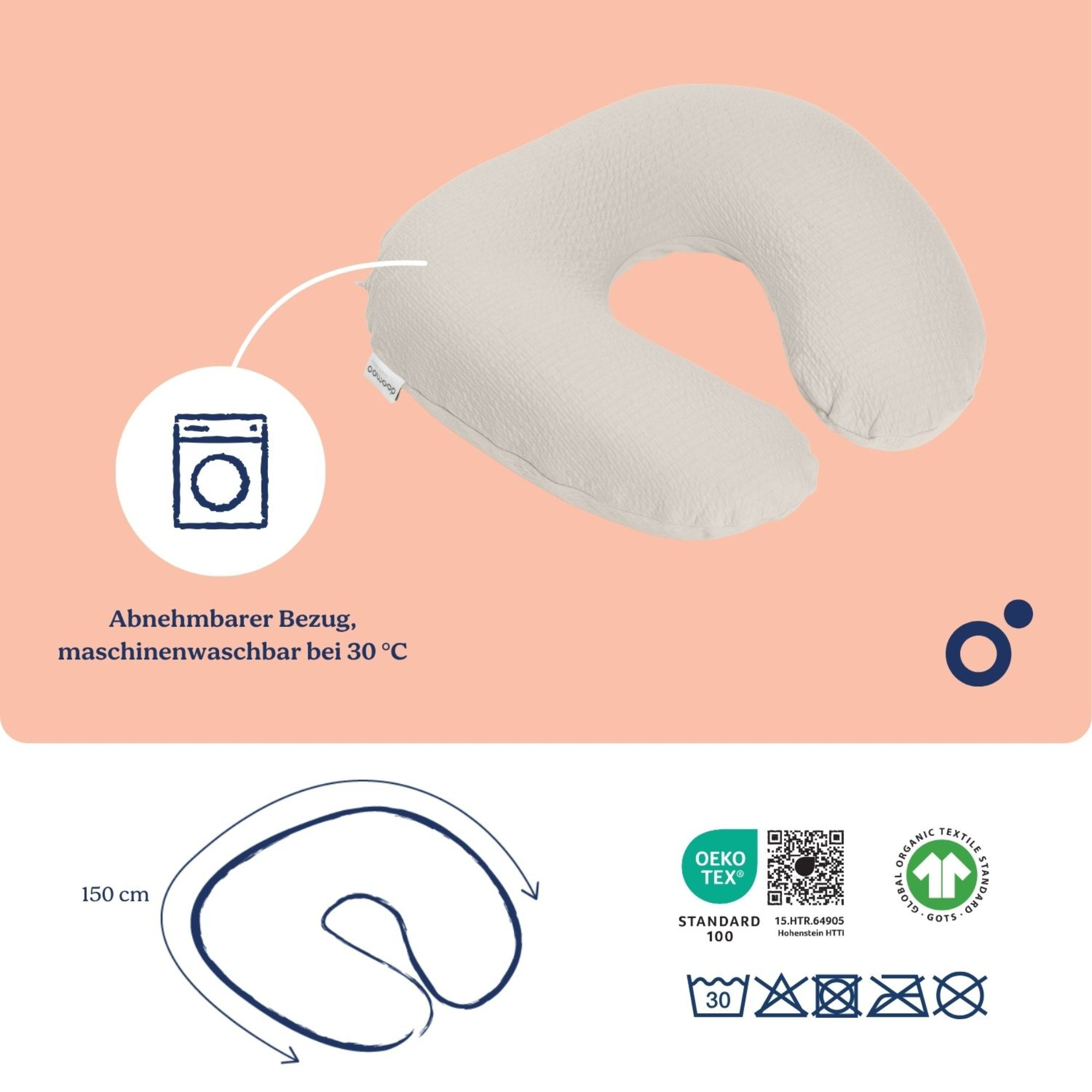 Stillkissen, doomoo, Beige – Produktansicht
