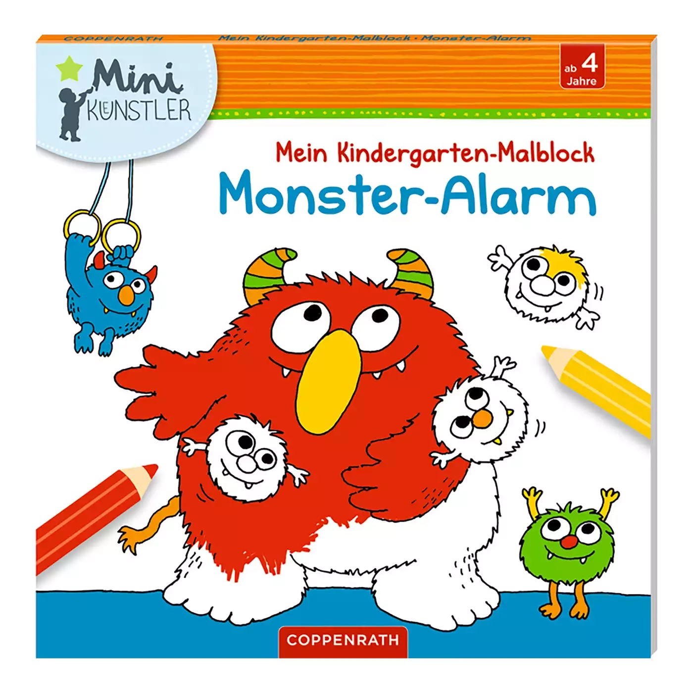 Mini-Künstler Mein Kindergarten-Malbuch Monster Alarm COPPENRATH 2000574969503 3