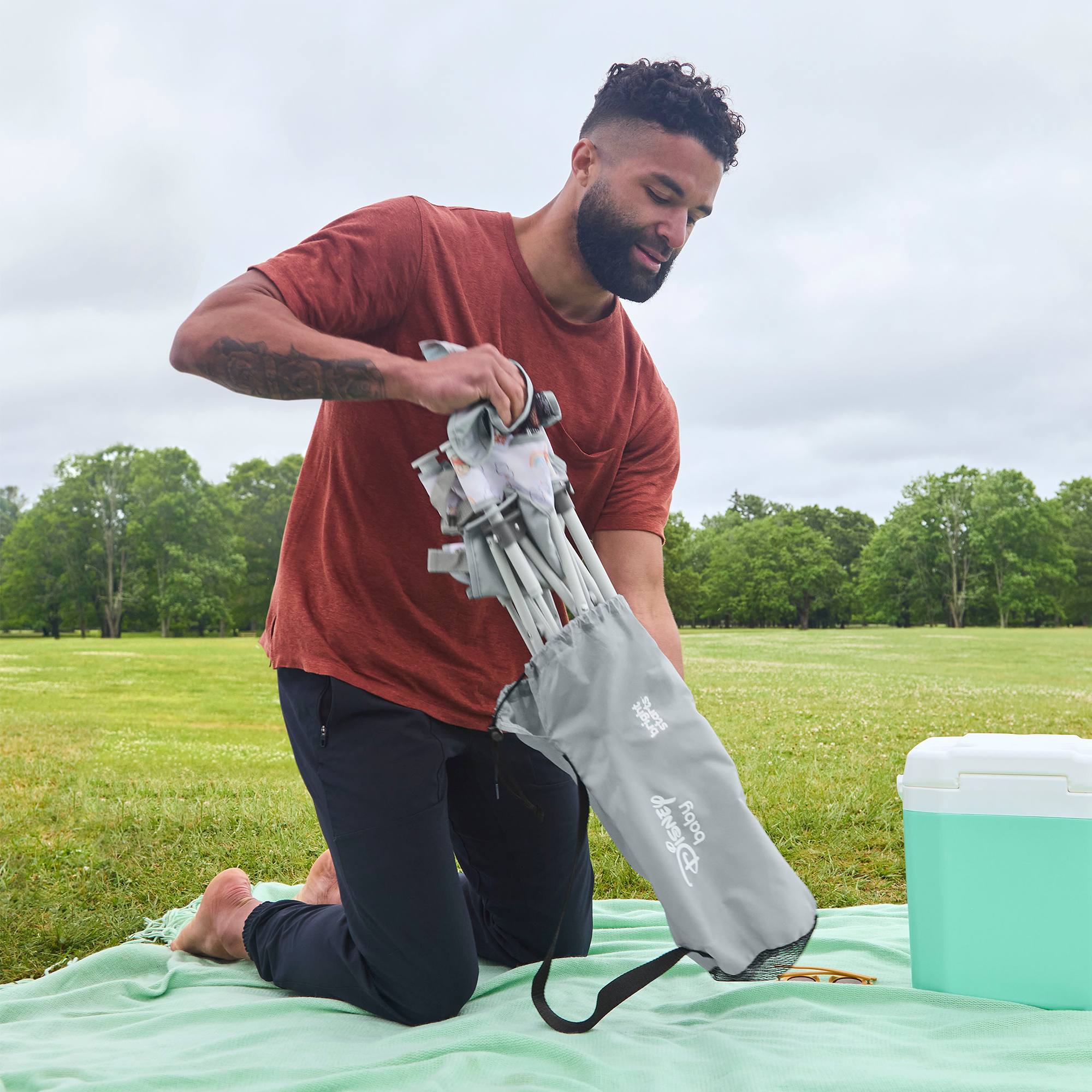 Reisehochstühle, BrightStarts, Grau – Produktansicht