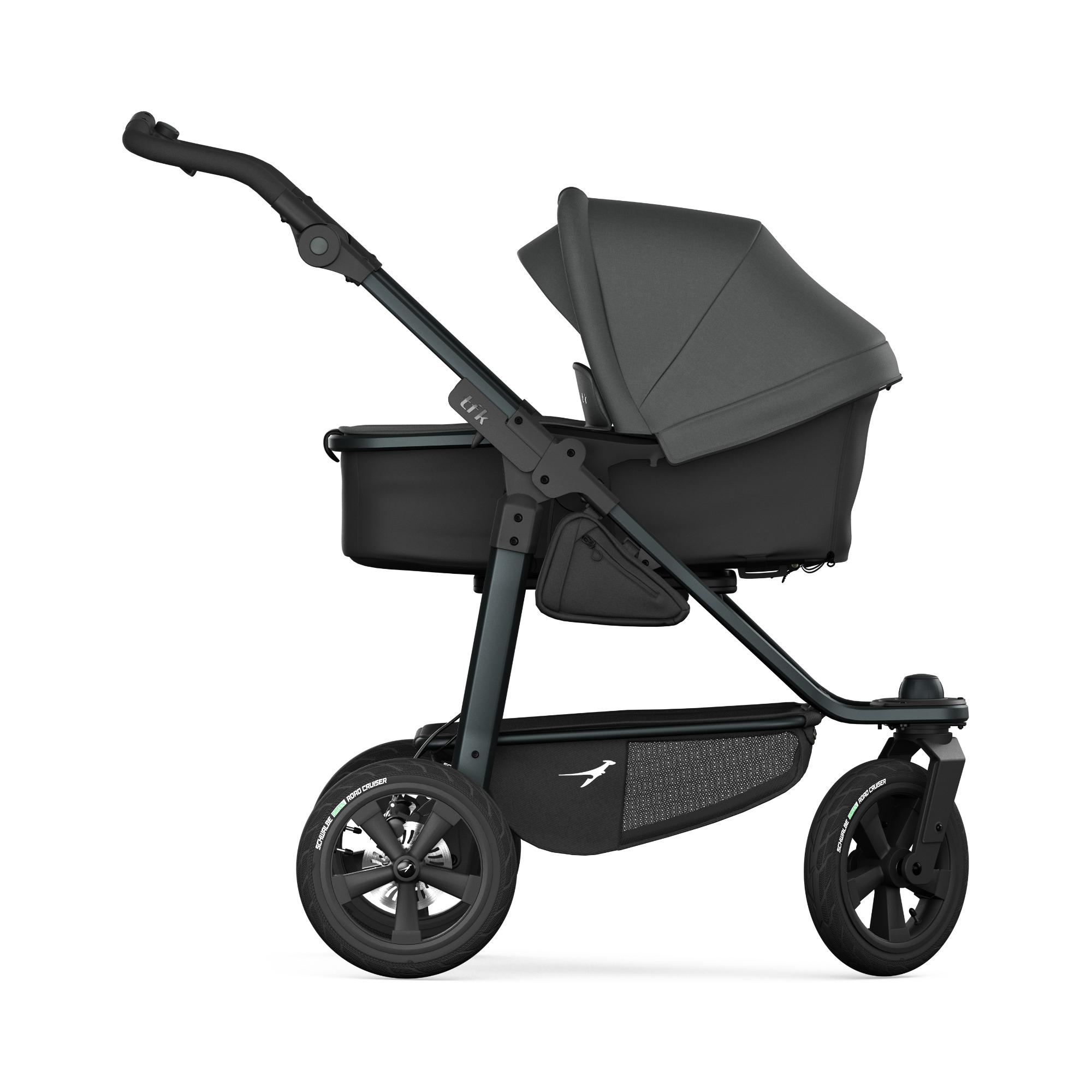 Kombi-Kinderwagen, tfk, Grau – Produktansicht
