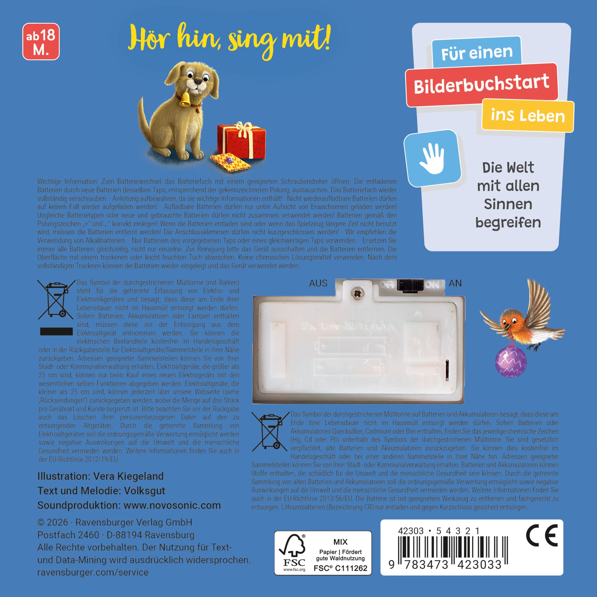 Soundbücher, Ravensburger, Blau – Produktansicht