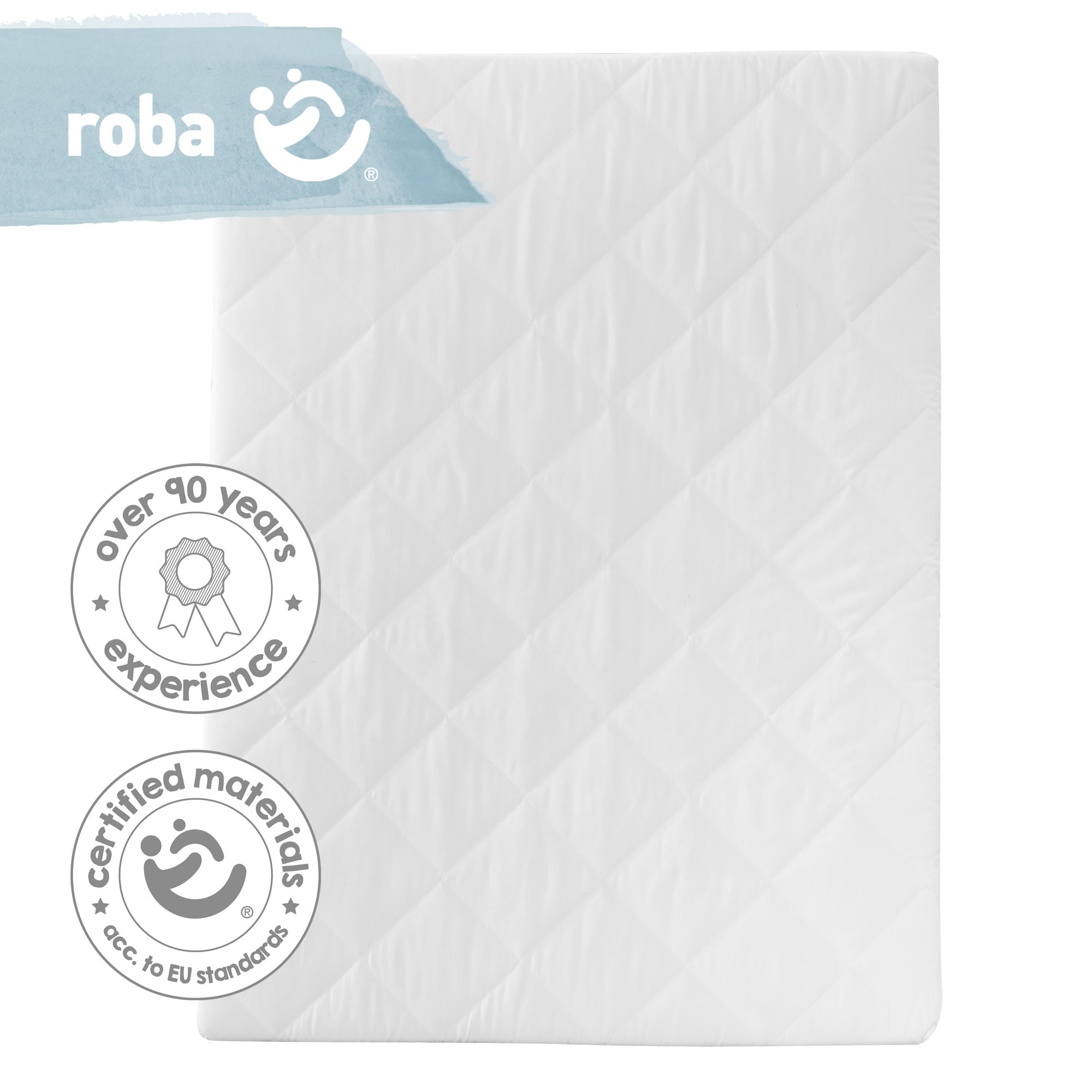 Laufgittermatratzen, roba, Weiß – Produktansicht