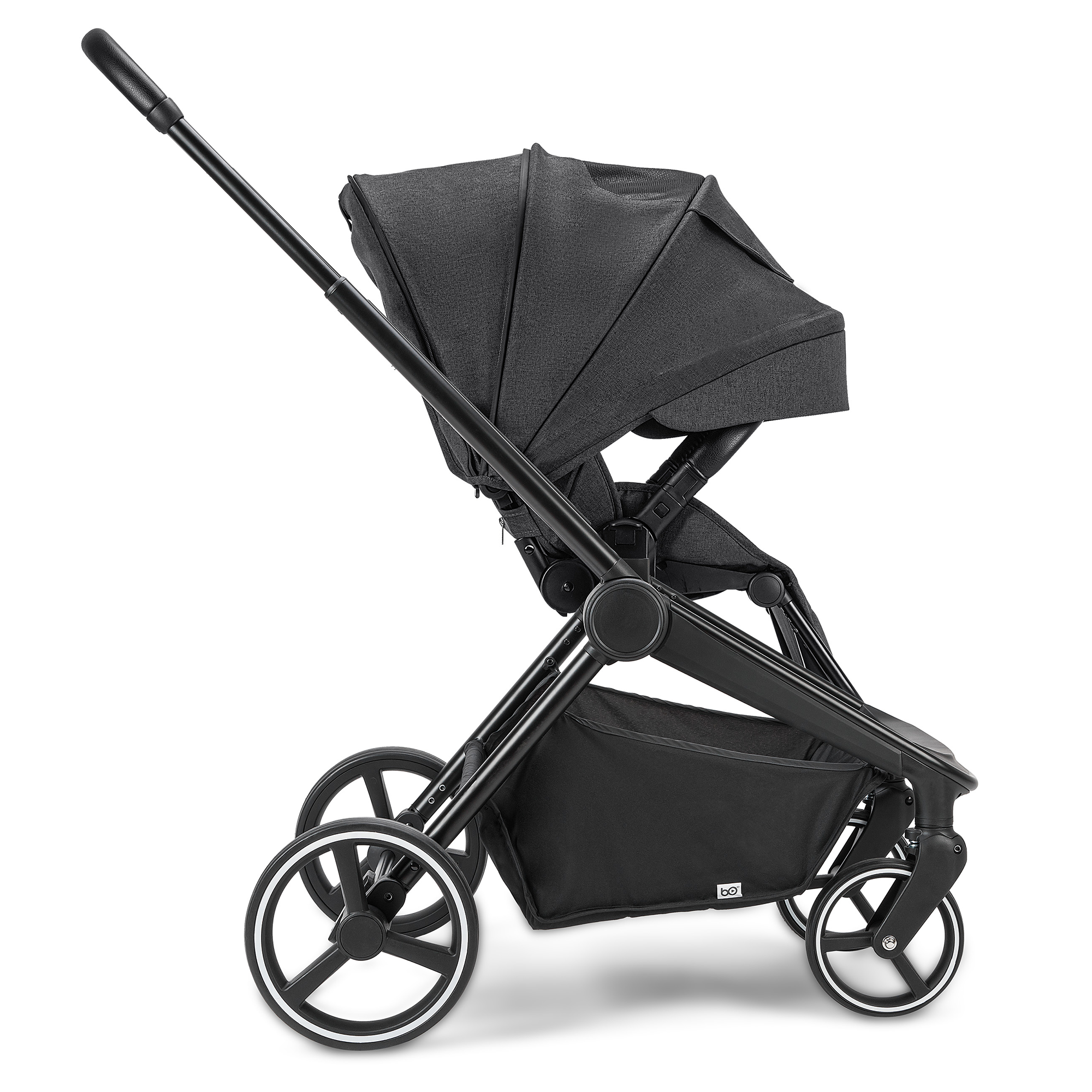 Kombi-Kinderwagen, B.O. StartKlar, Schwarz – Produktansicht