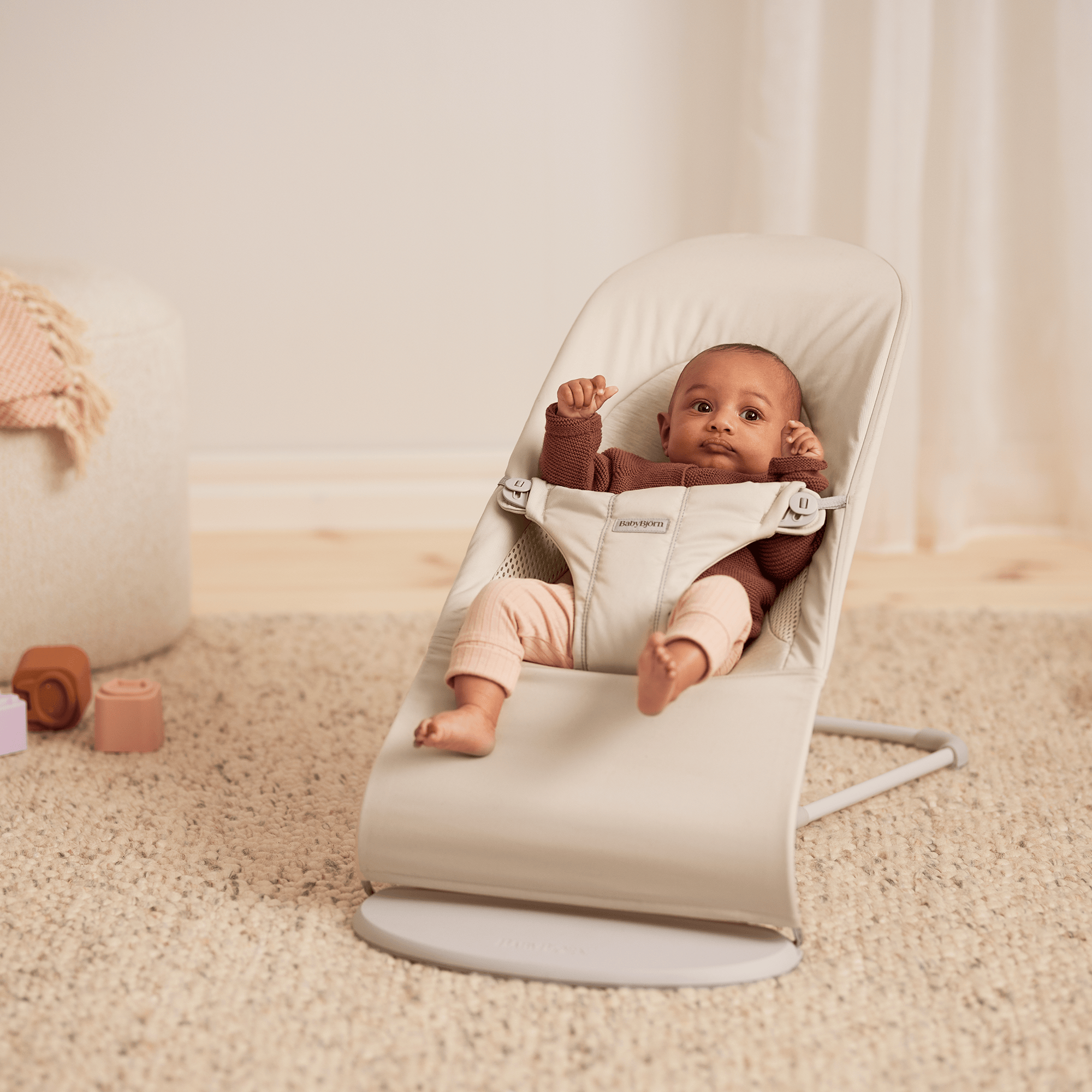 Wippen, BABYBJÖRN, Beige – Produktansicht