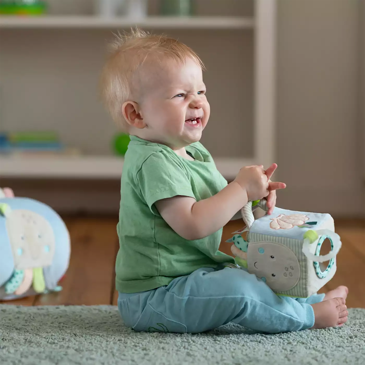 Kuscheltiere, fehn, Mehrfarbig – Besonderheit: lädt zum Spielen & Erkunden ein