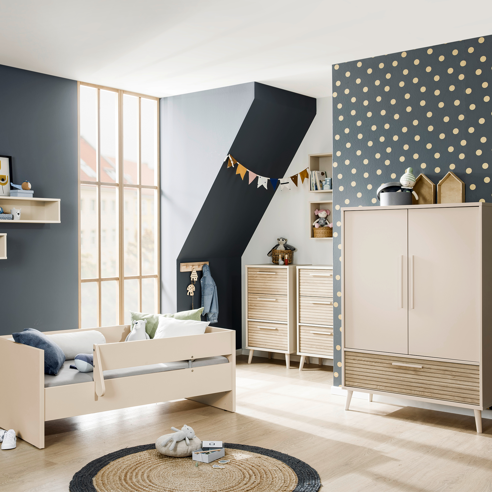 Gitterbetten, PAIDI, Beige – Produktansicht