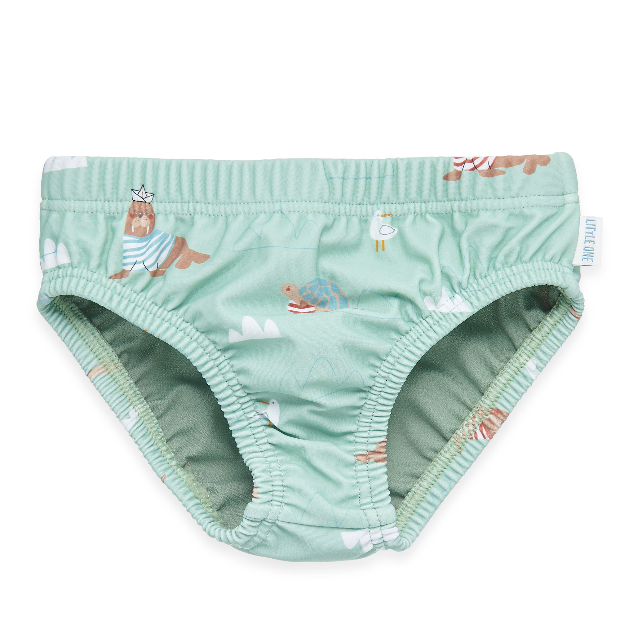Windelbadehosen, LITTLE ONE, Grün – Produktansicht