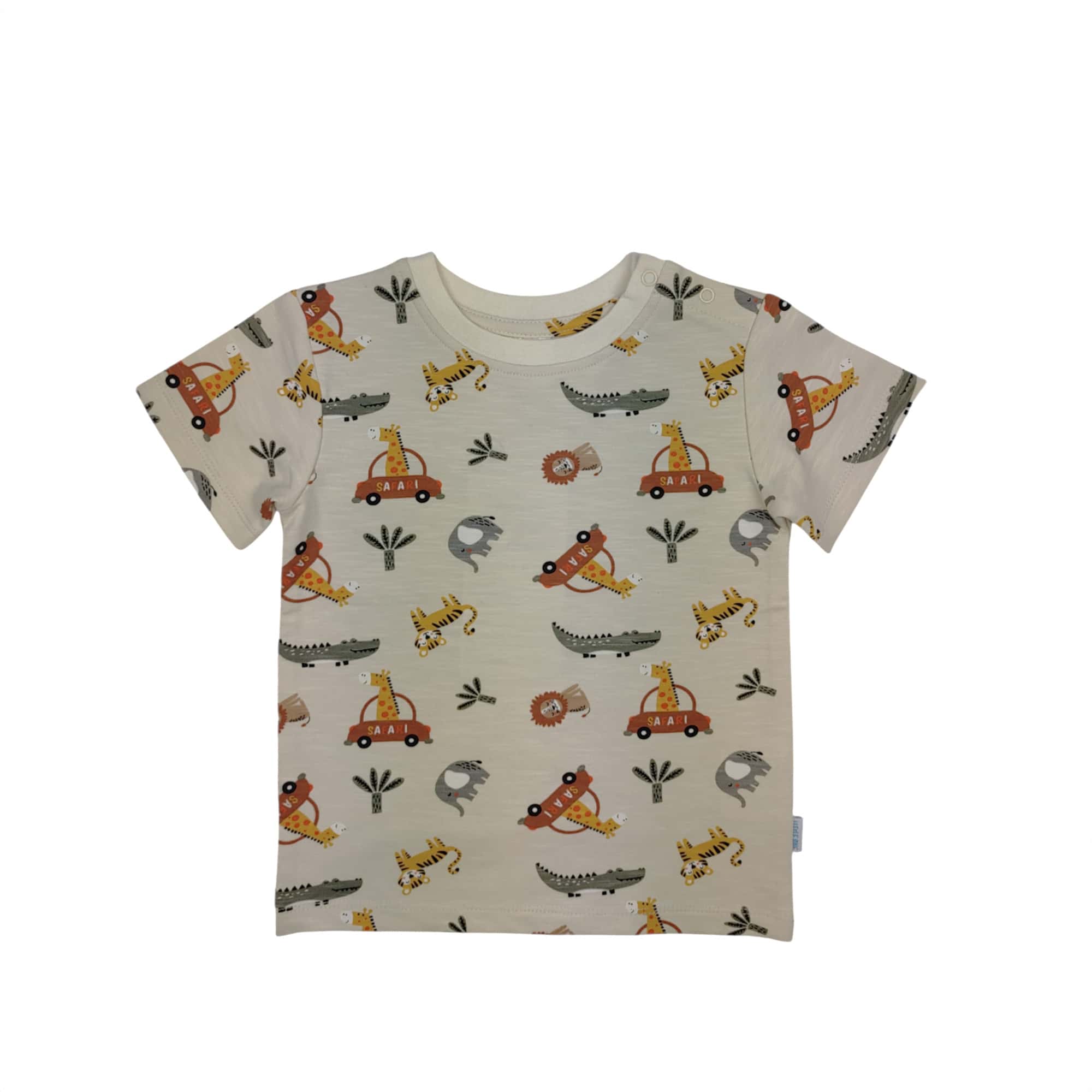 Kurzarmshirts, LITTLE ONE, Beige – Besonderheit: aus 95% Baumwolle