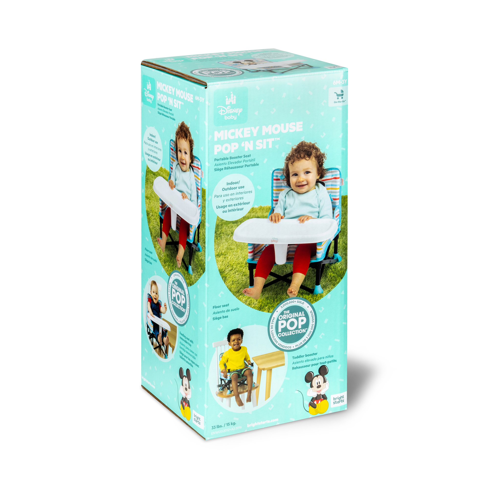 Reisehochstühle, BrightStarts, Blau – Produktansicht