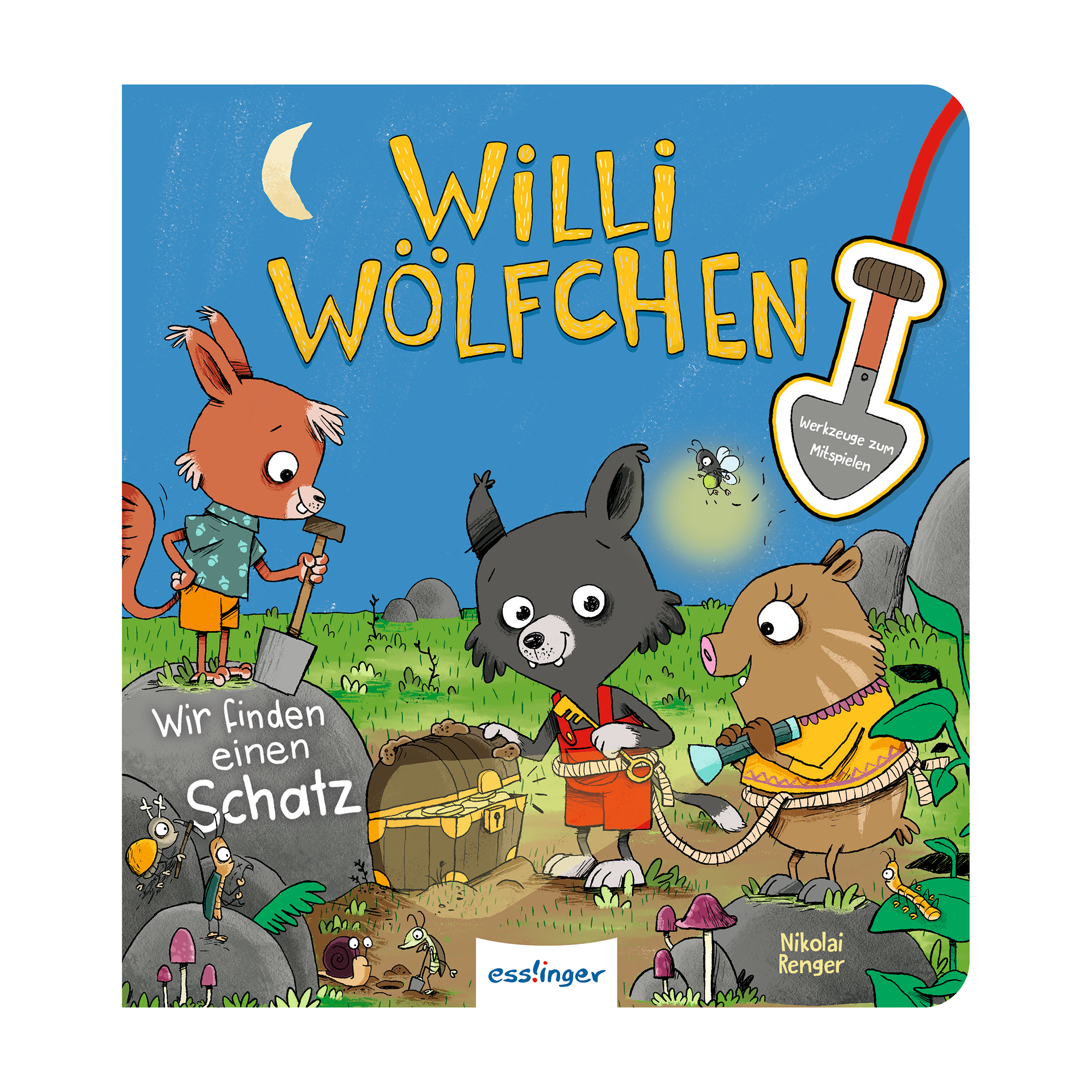 Bilderbücher, ess!inger – Besonderheit: mit Mitmach-Pappe mit 4 extra Werkzeugen zum Mitspielen
