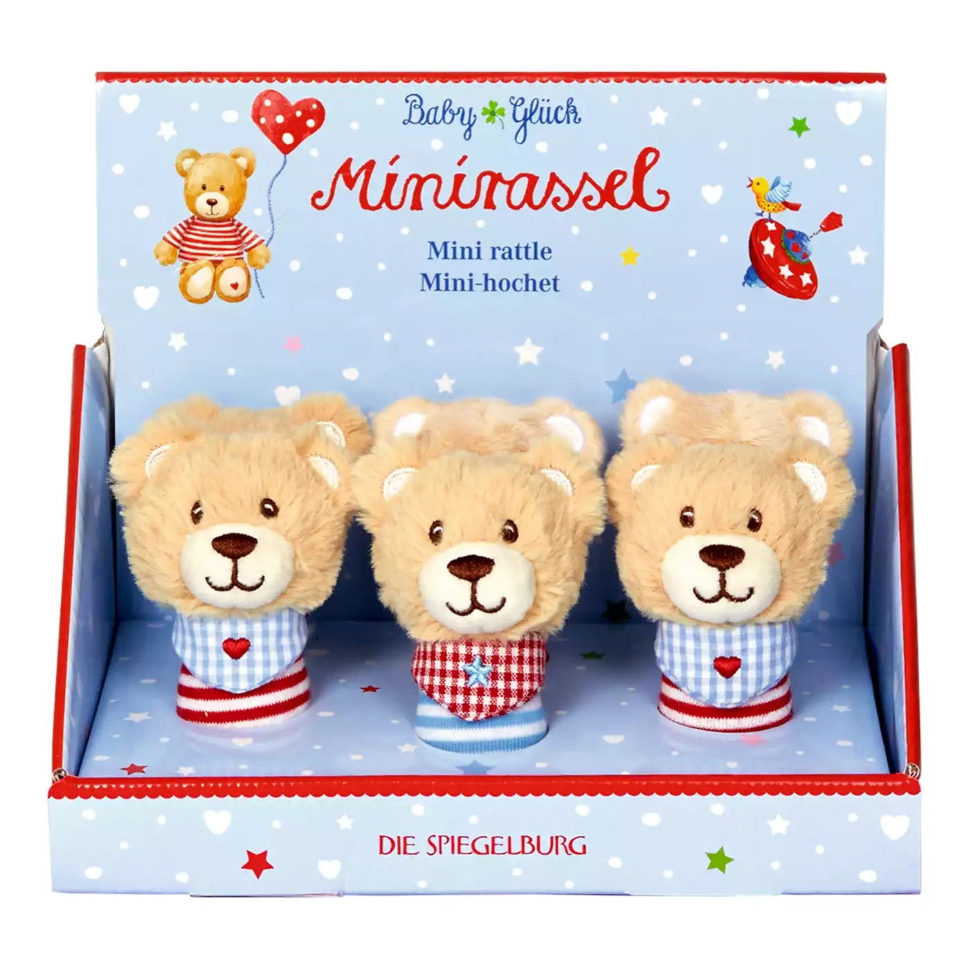 Rasseln & Greiflinge, DIE SPIEGELBURG, Mehrfarbig – Produktansicht