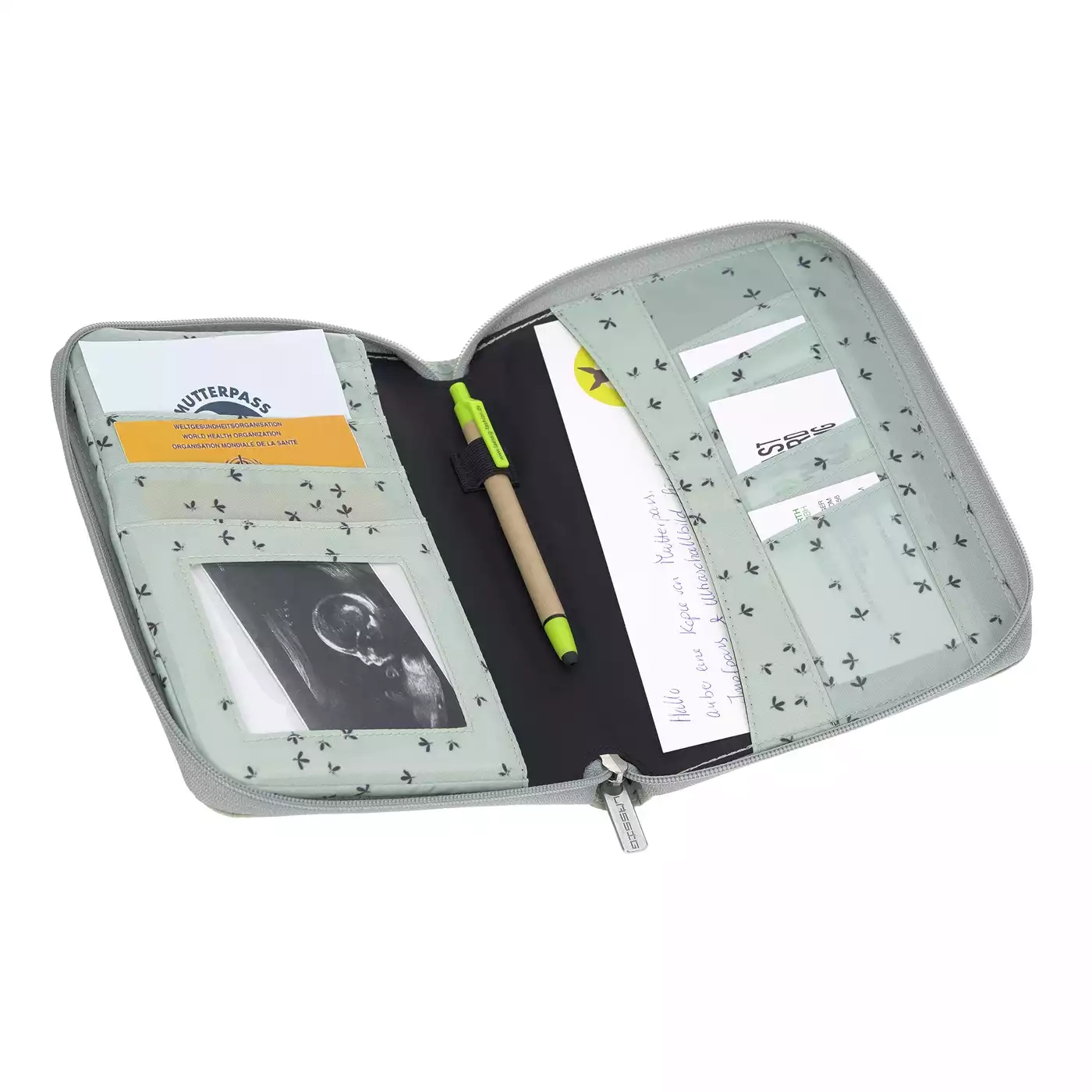 Mutterpasshüllen, LÄSSIG, Grün – Produktansicht