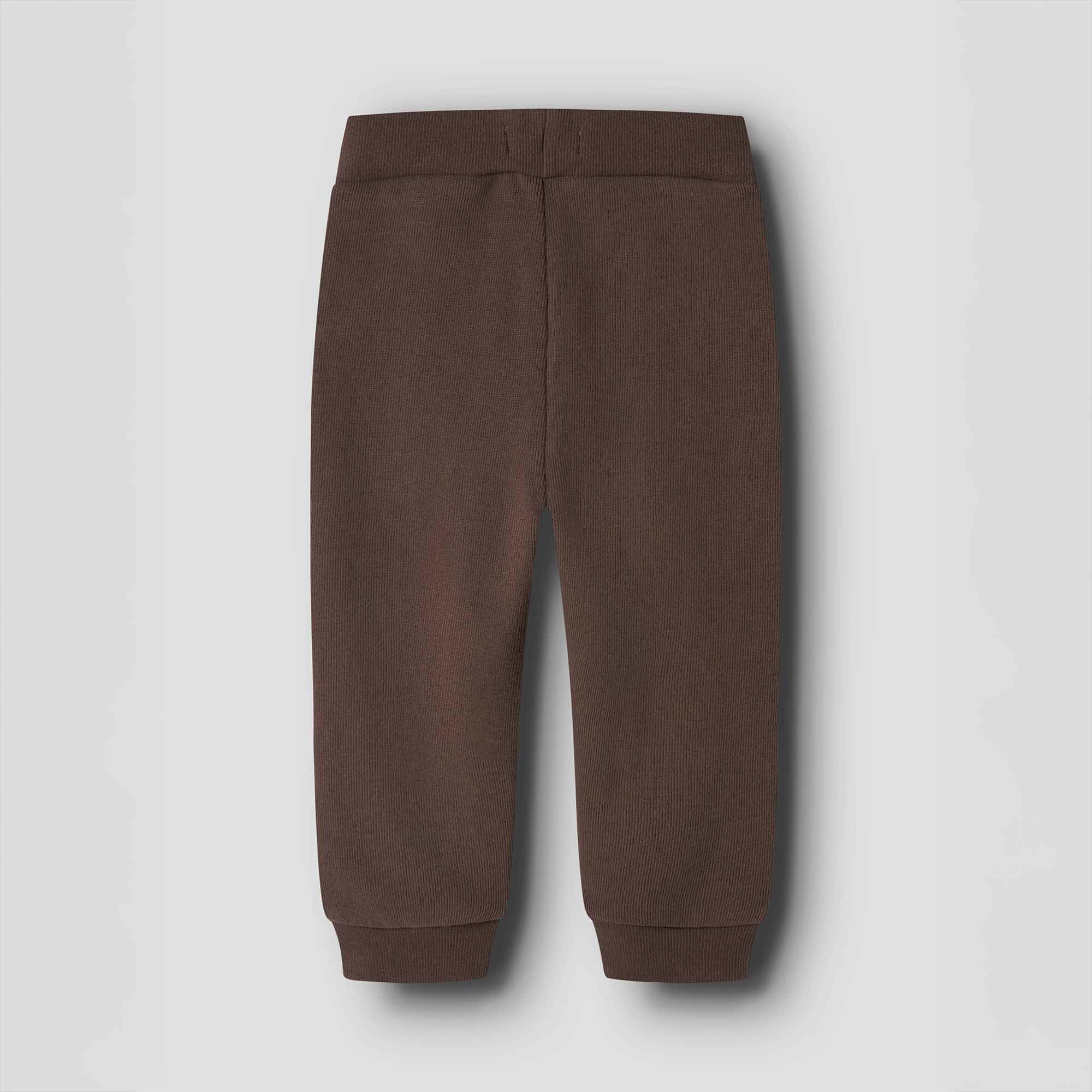 Jogginghosen, name it, Braun – Besonderheit: aus 51% Baumwolle (davon mindestens 50% aus Bio-Baumwolle)