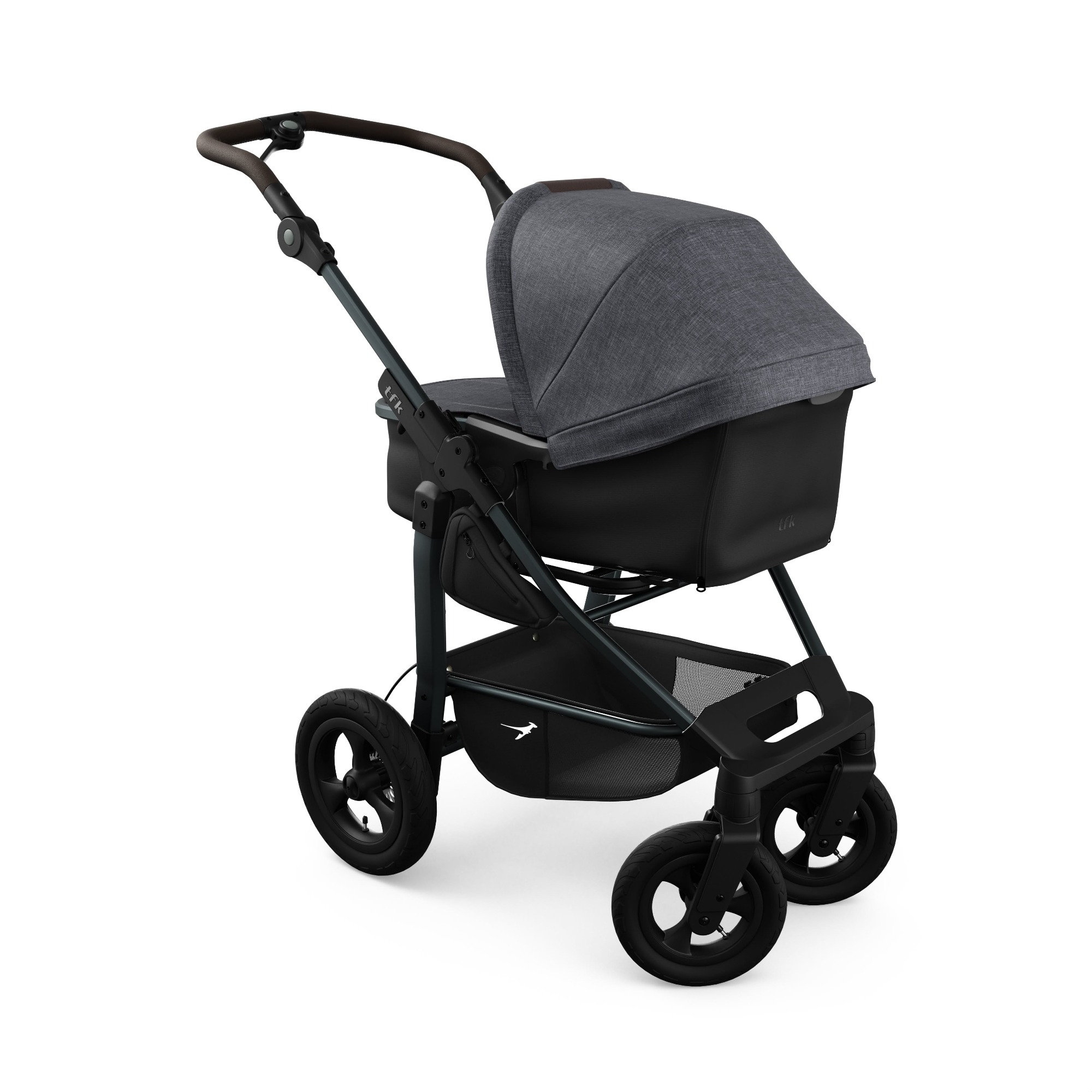 Kombi-Kinderwagen, tfk, Schwarz – Produktansicht