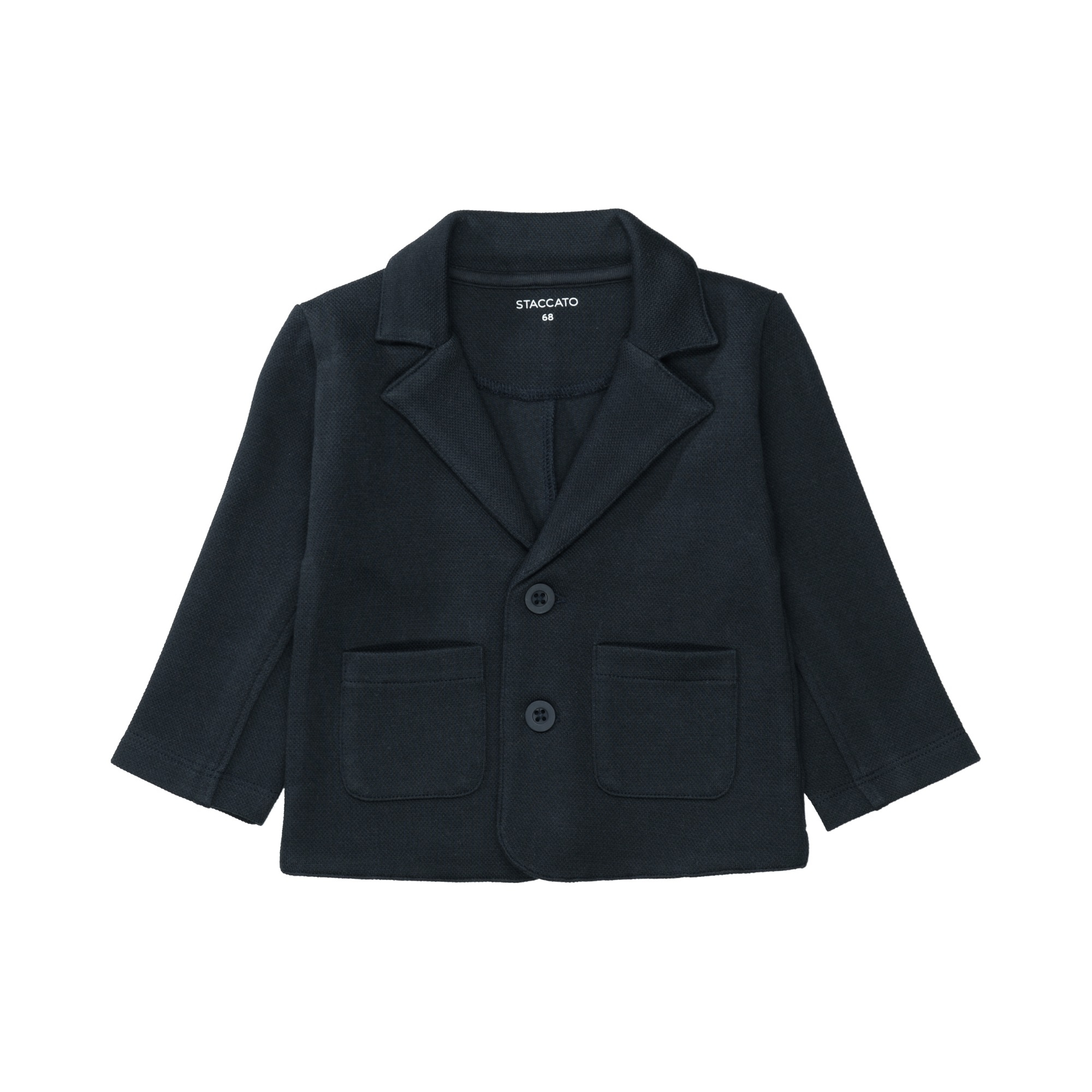 Sweat-, Fleece- & Strickjacken, STACCATO, Blau – Besonderheit: aus 85% Baumwolle