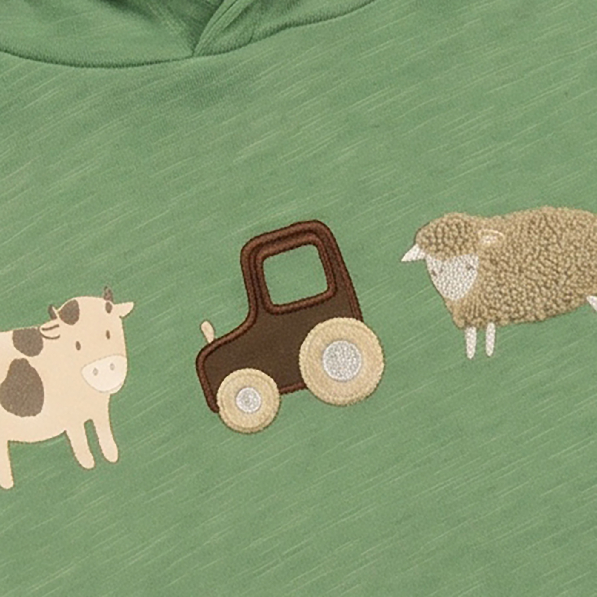 Hoodies, LITTLE ONE, Grün – Produktansicht