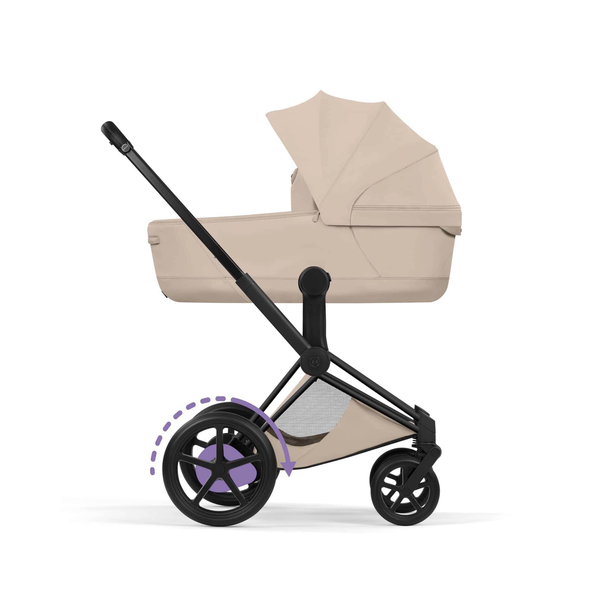 Kombi-Kinderwagen, cybex PLATINUM, Beige – Produktansicht