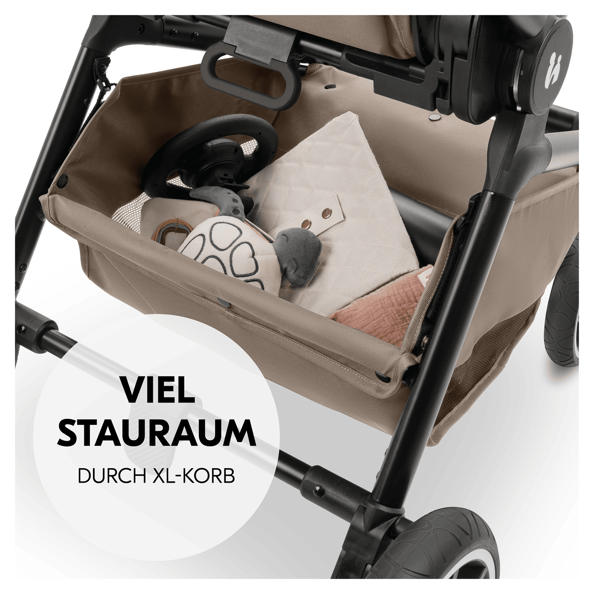Kombi-Kinderwagen, hauck, Beige – Produktansicht