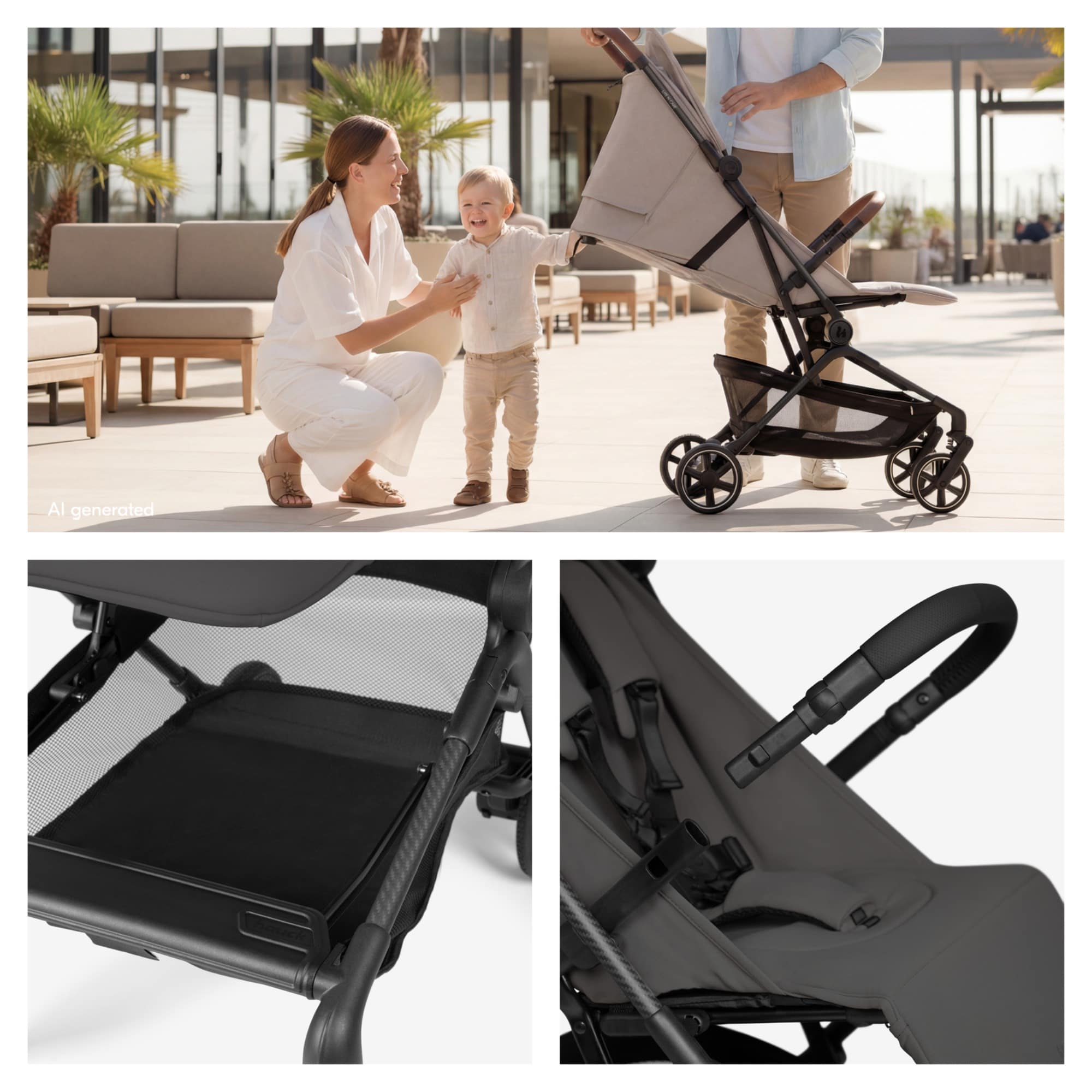 Reisebuggys, hauck, Grau – Produktansicht