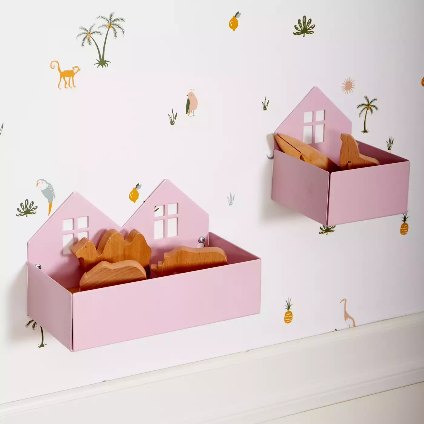 Aufbewahrung, Roommate, Pink – Produktansicht