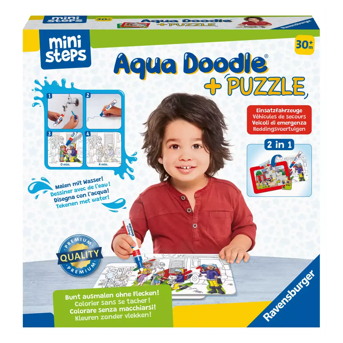 Mini Steps Aqua Doodle Puzzle Einsatzfahrzeuge Ravensburger 2000579738708 1