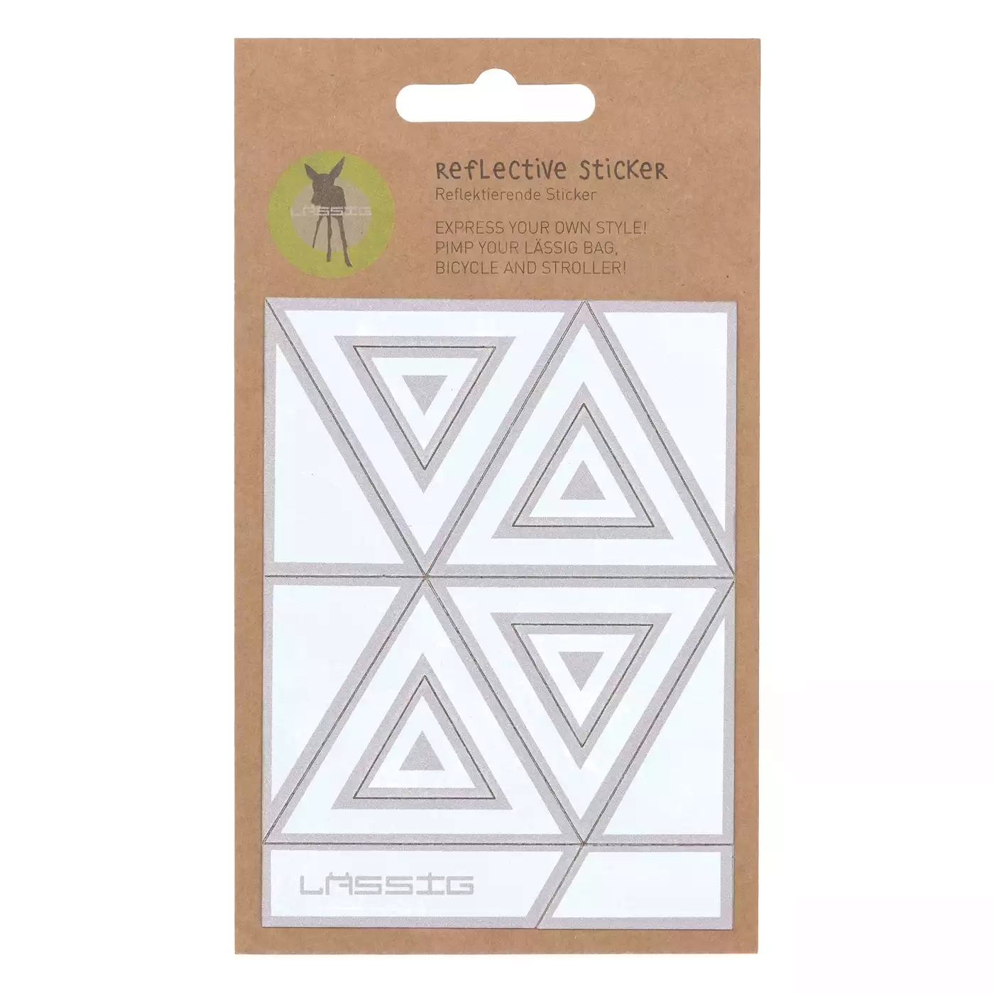 Quattroerre Reflektierende Aufkleber, 2 Stück – 5x10 Cm, Fluoreszierend & Reflektierend Für Mehr Sichtbarkeit