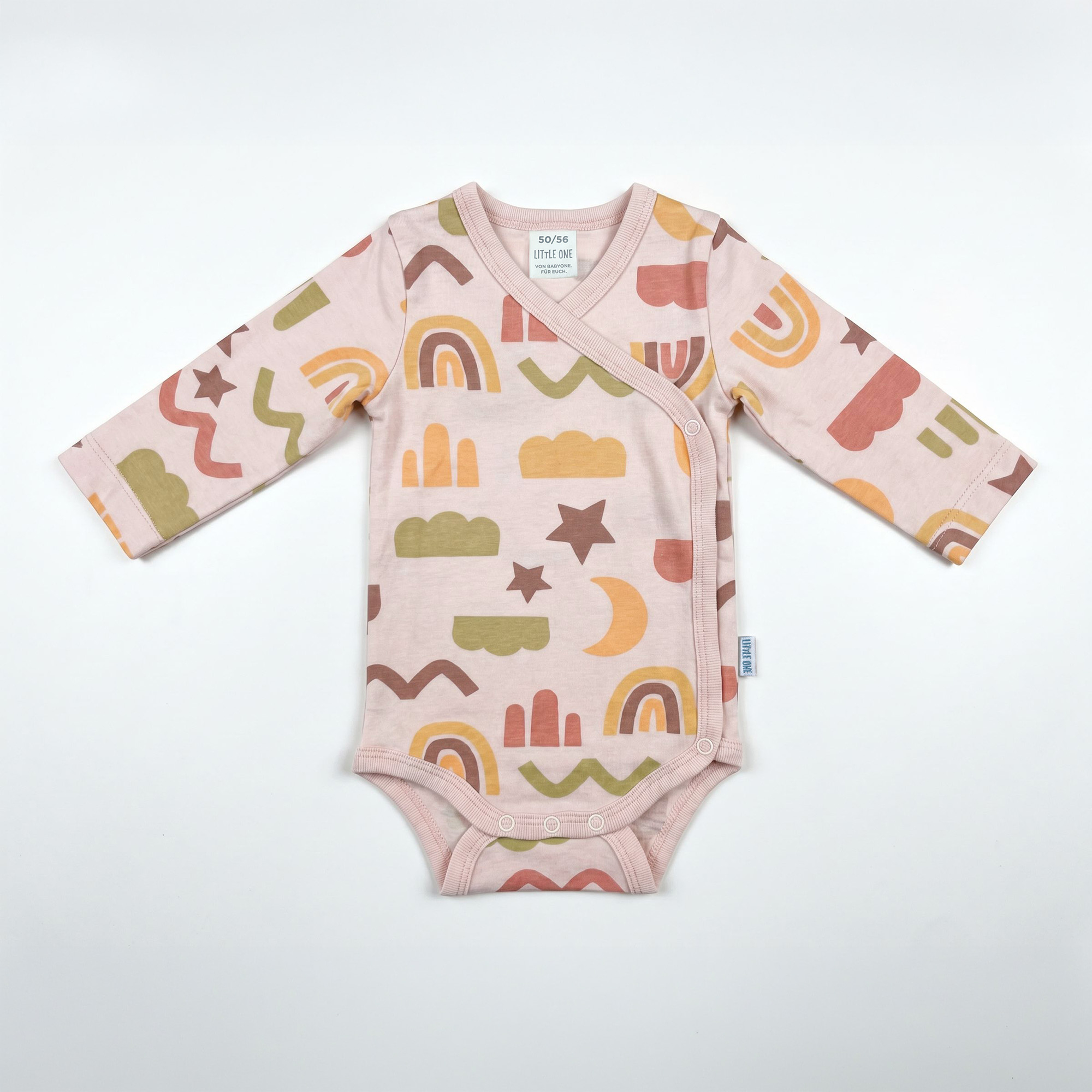 Wickelbodys, LITTLE ONE, Pink – Besonderheit: aus 95% Baumwolle
