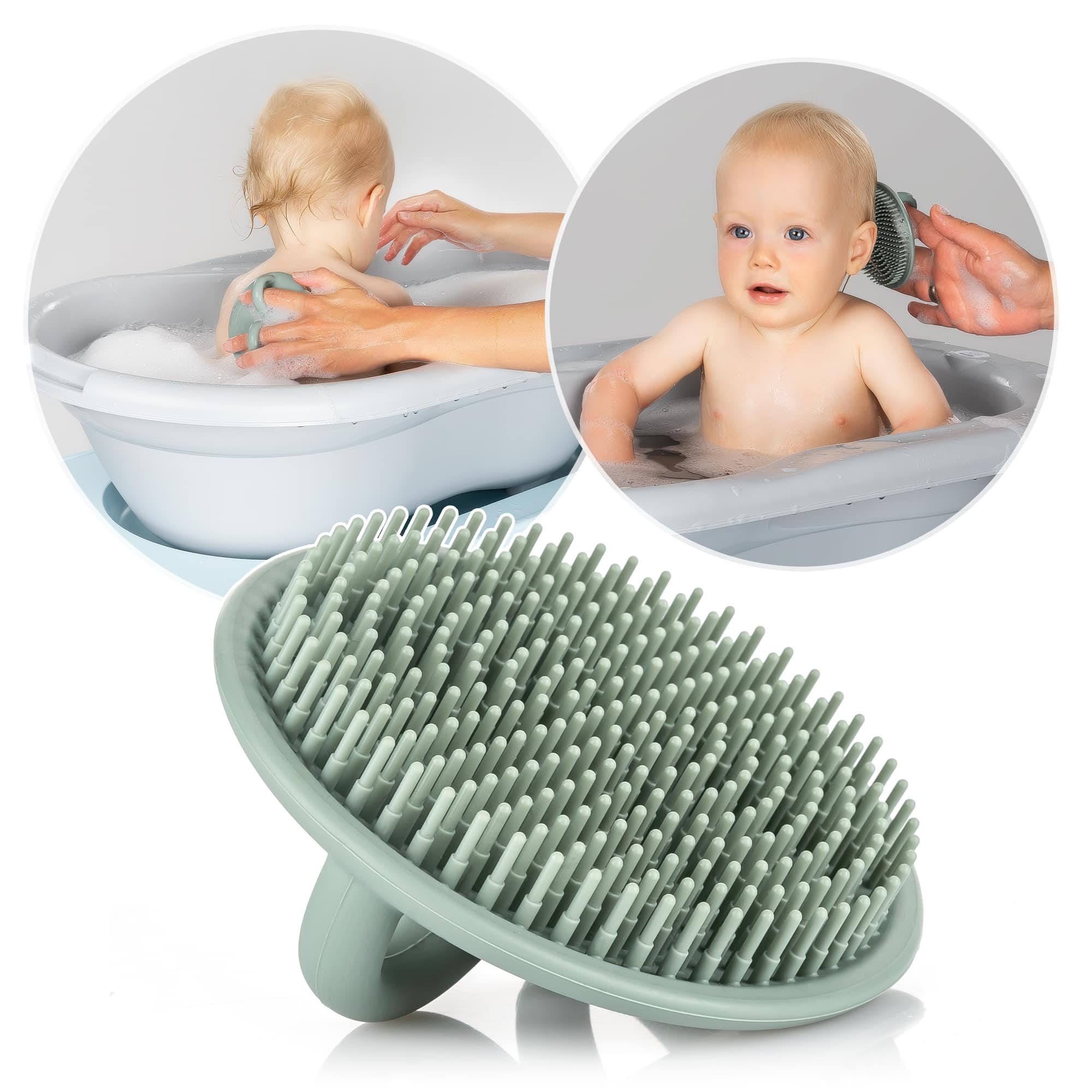 Körperpflege, reer, Grün – Besonderheit: für eine gründliche Reinigung der zarten Babyhaut