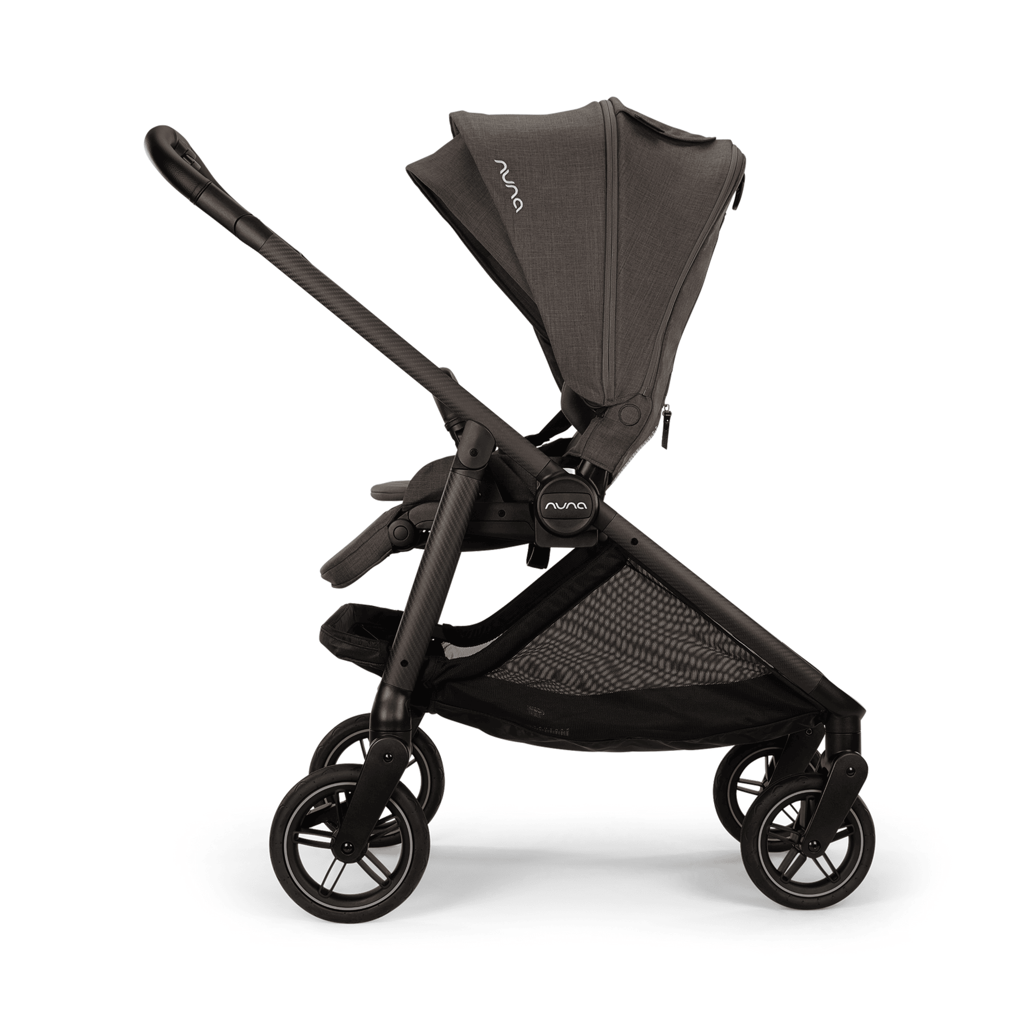 Kombi-Kinderwagen, nuna, Grau – Produktansicht