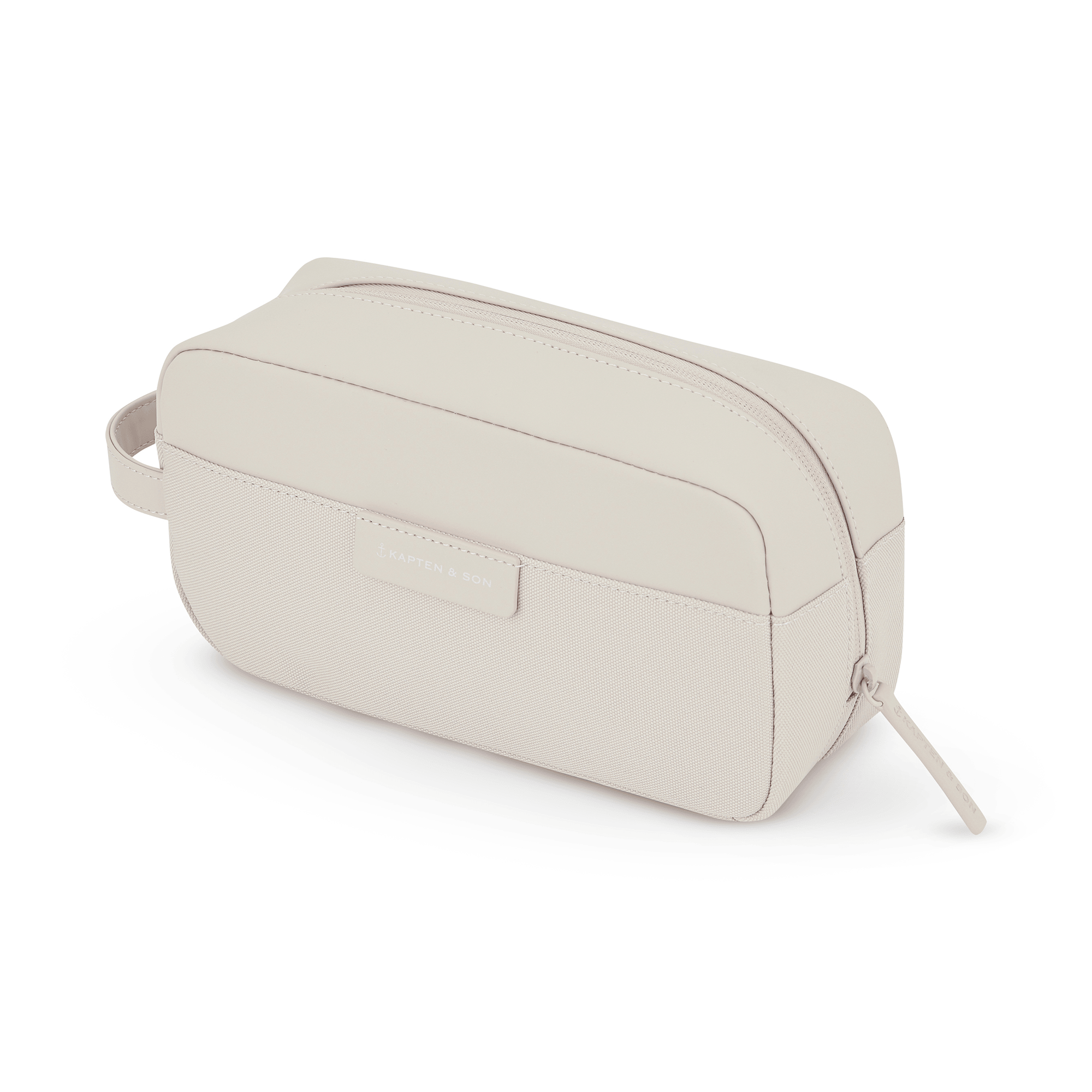 Wickeltaschen schwarz, KAPTEN & SON, Beige – Besonderheit: inklusive Kulturtasche, isolierte Bottle Bag und Wickelauflage