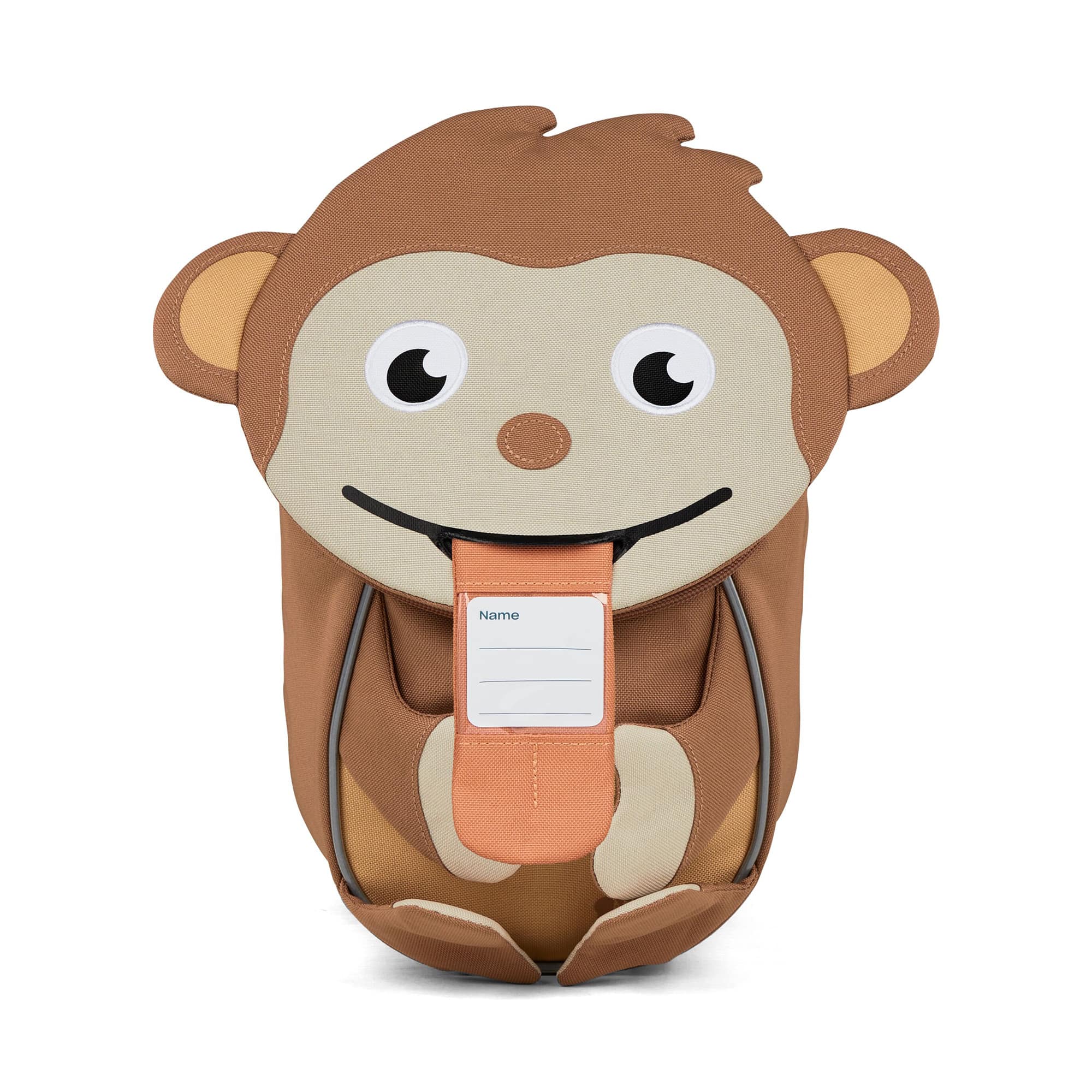 Kinderrucksäcke, Affenzahn, Braun – Produktansicht