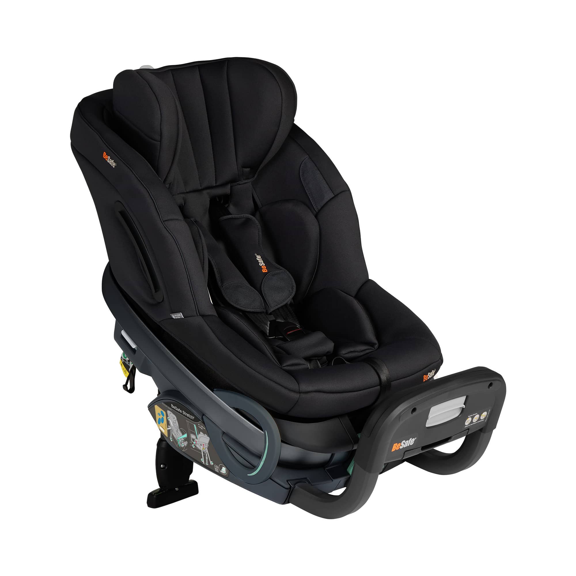 Kindersitze 9-36 kg, Gruppe 1/2/3, BeSafe, Schwarz – Produktansicht